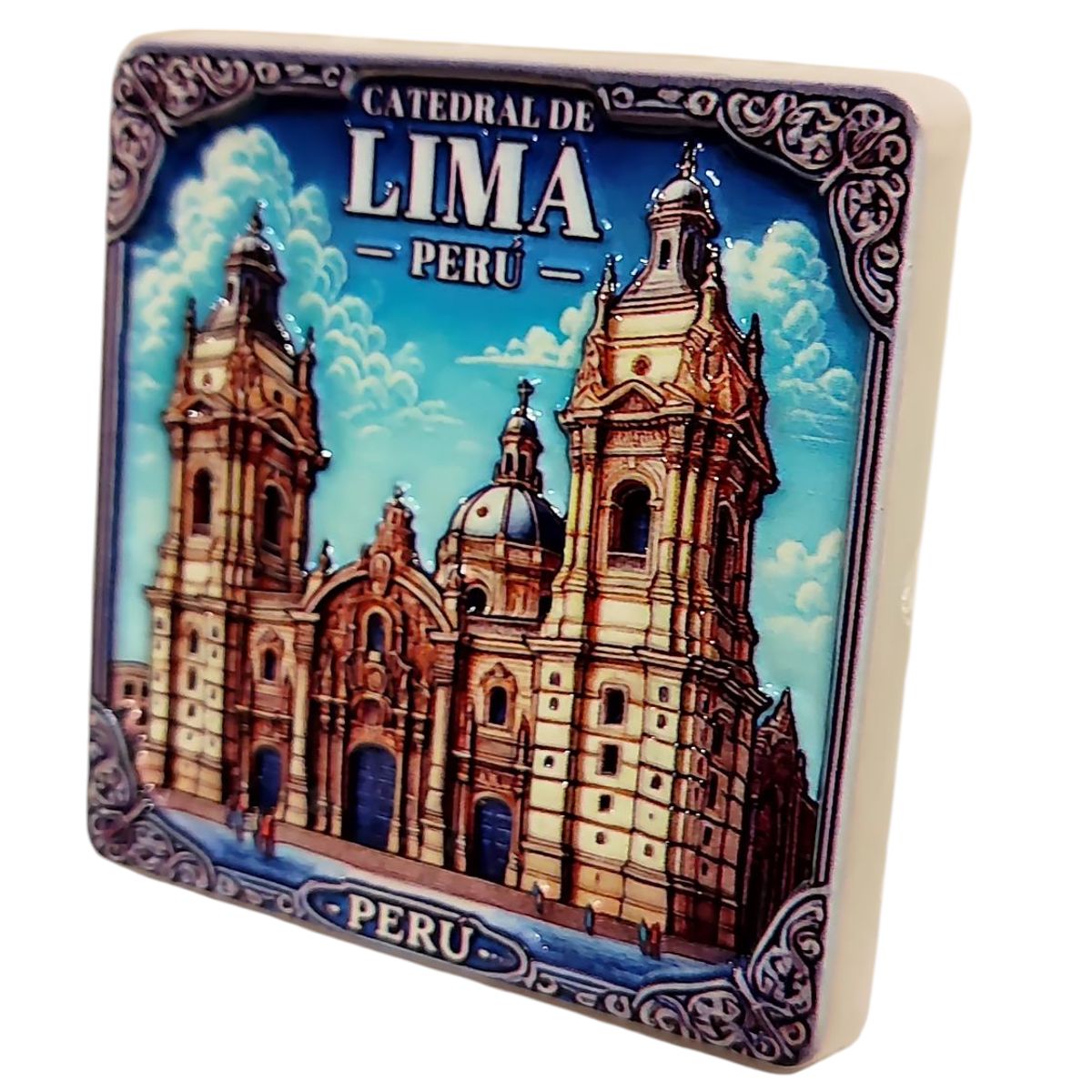 GENERICO - Recuerdo Souvenir Lima Peru - Imán Refrigerador - Present