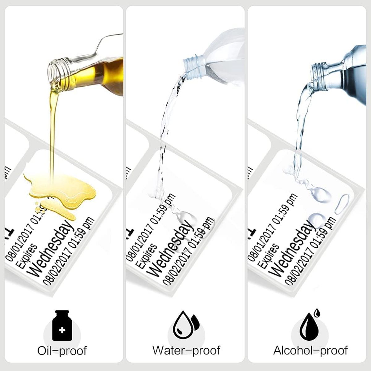 GENERICO - Etiqueta Termica Adhesiva 10x15cm Pack 3 Rollos