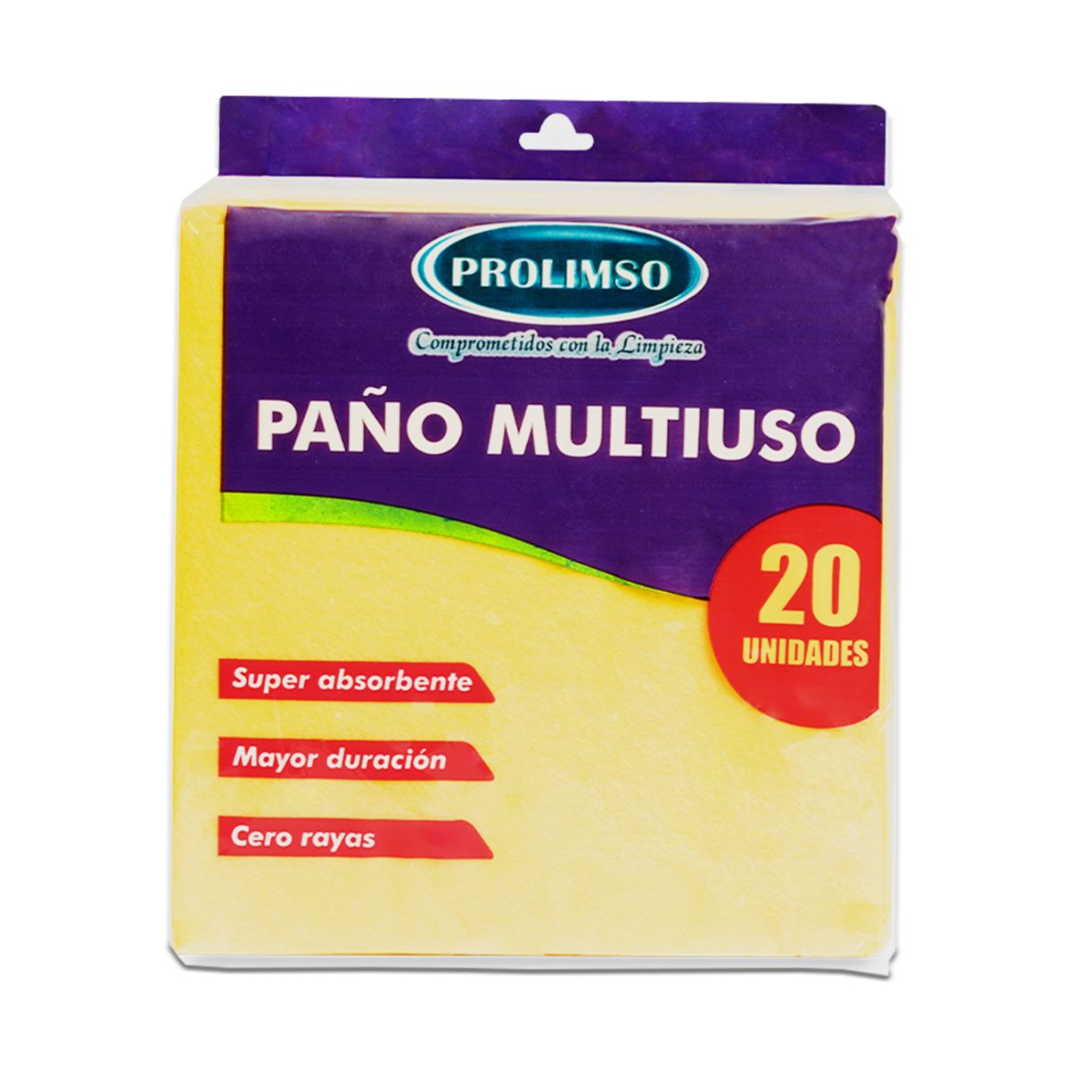 GENERICO - Paño Multiuso Amarillo PROLIMSO x 20 Und