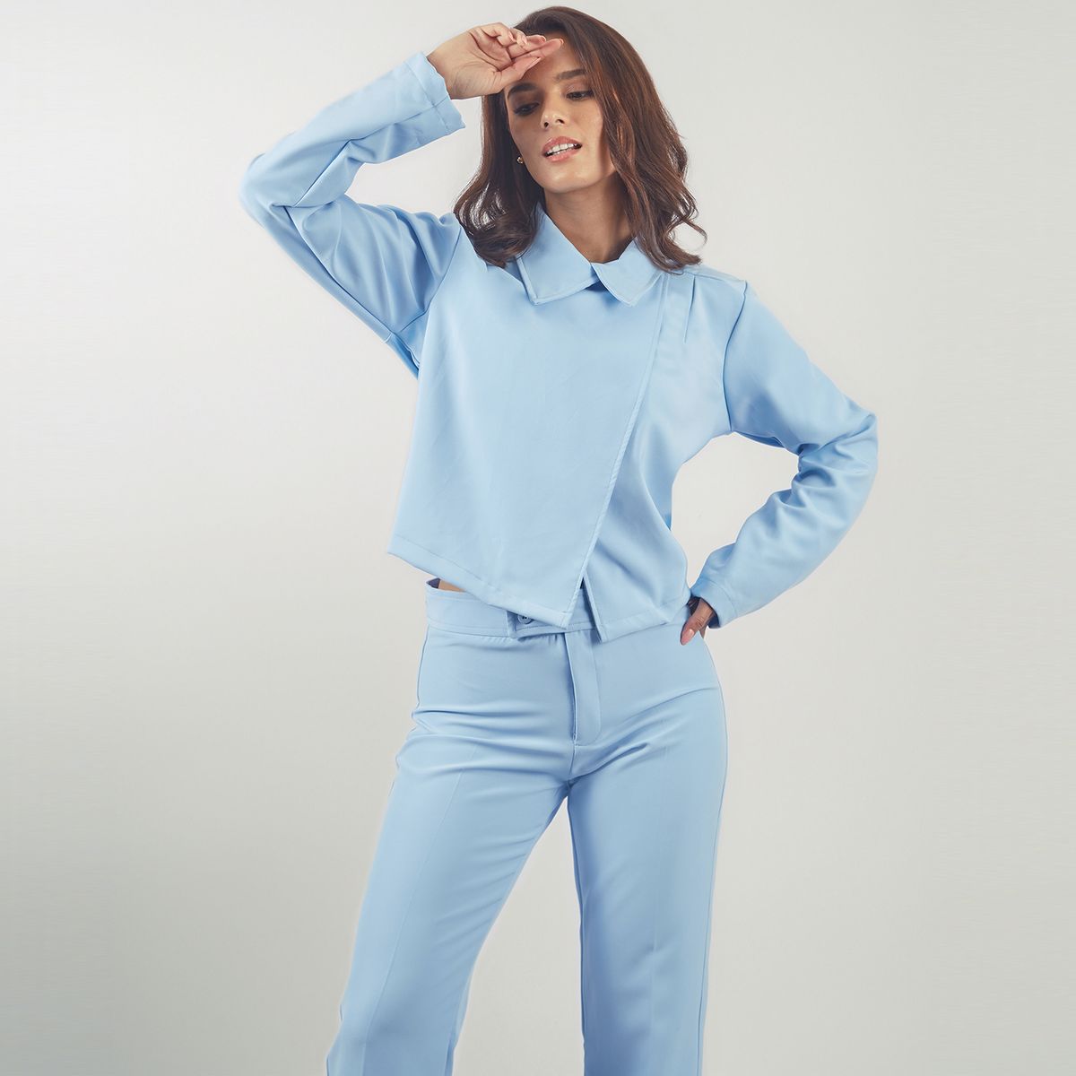 DOLCATTA - Saco Zoey - Light Blue Color - Dolcatta