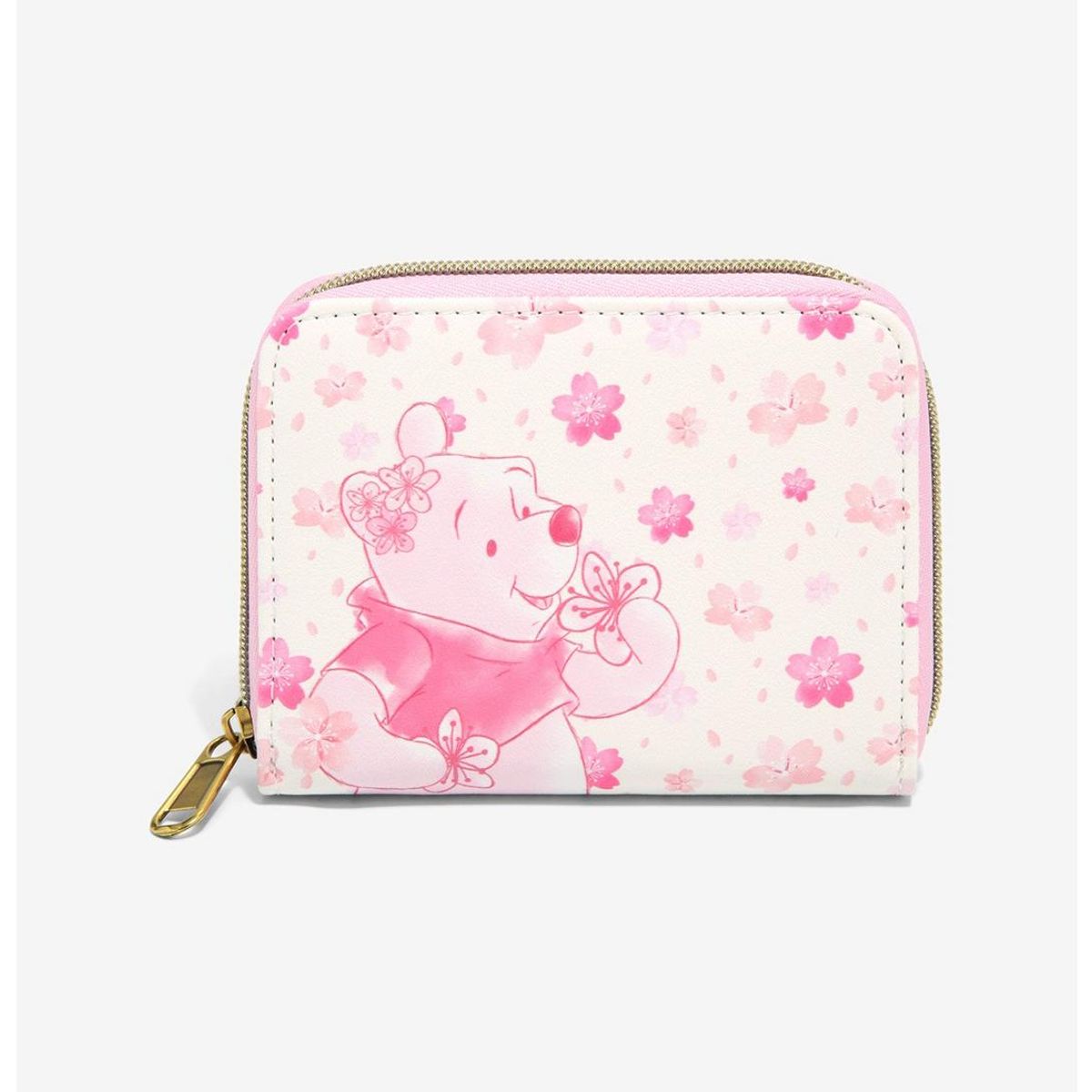 DISNEY - Tarjetero Winnie The Pooh Rosado