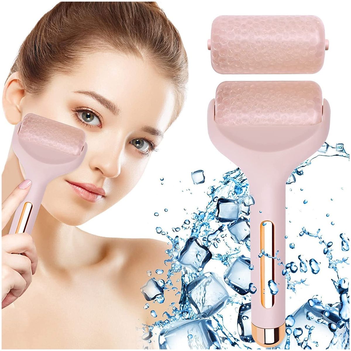 GENERICO - Rodillo de Hielo Facial ICE ROLLER Rejuvenecedor Reafirmante Skincare