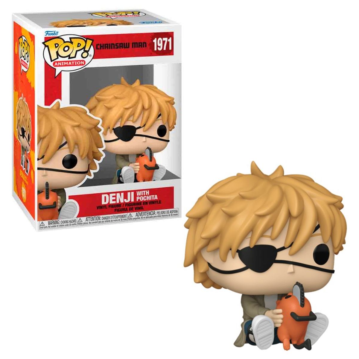 FUNKO - Funko Pop Denji Con Pochita Chainsawman