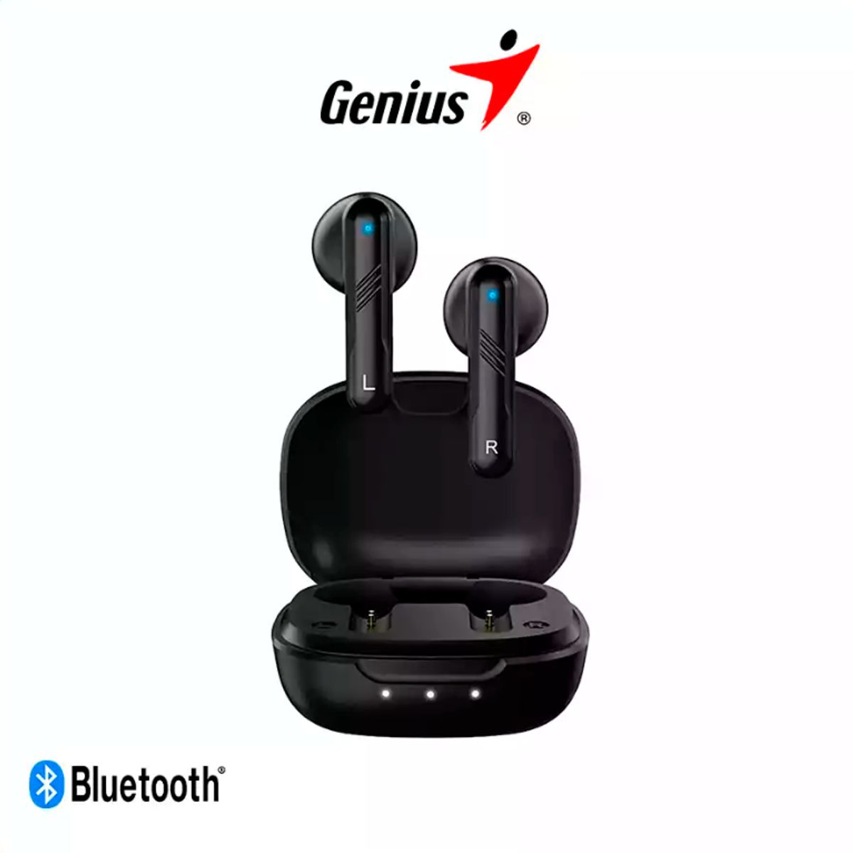 GENIUS - Audífono con Micrófono Bluetooth GENIUS HS-M905BT TRUE BLACK