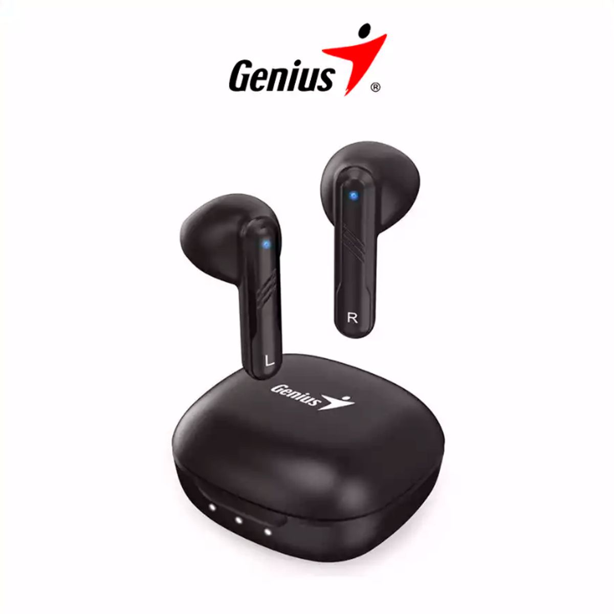 GENIUS - Audífono con Micrófono Bluetooth GENIUS HS-M905BT TRUE BLACK