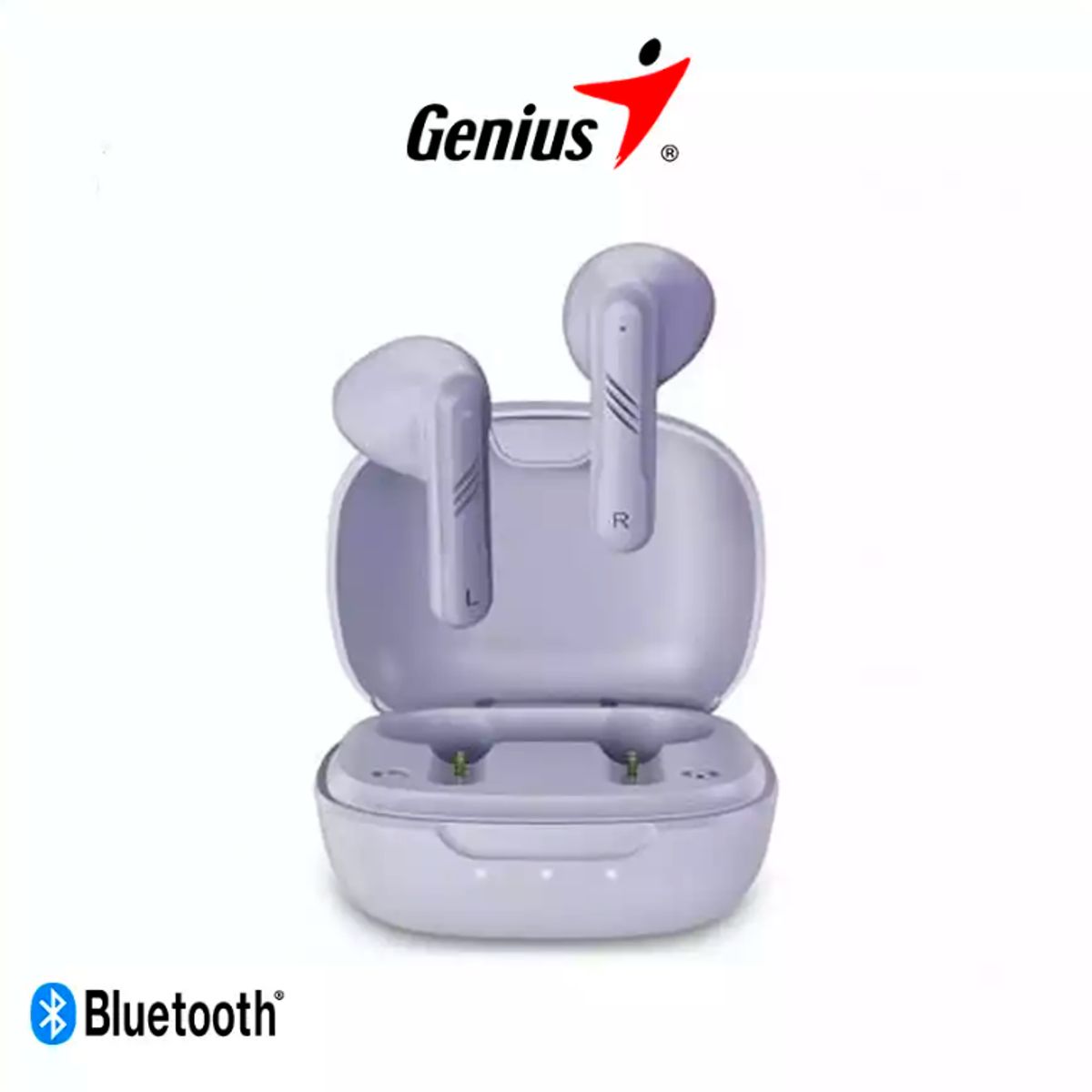 GENIUS - Audífono con Micrófono Bluetooth GENIUS HS-M905BT TRUE LIGHT  PURPLE