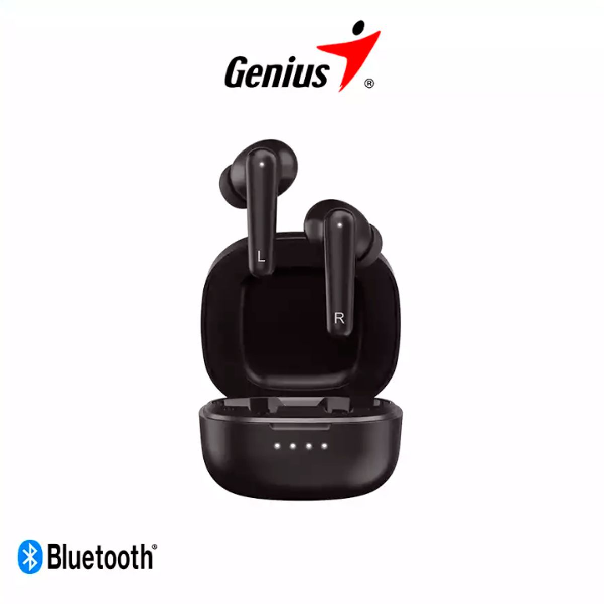 GENIUS - Audífono con Micrófono Bluetooth GENIUS HS-M910BT TRUE BLACK
