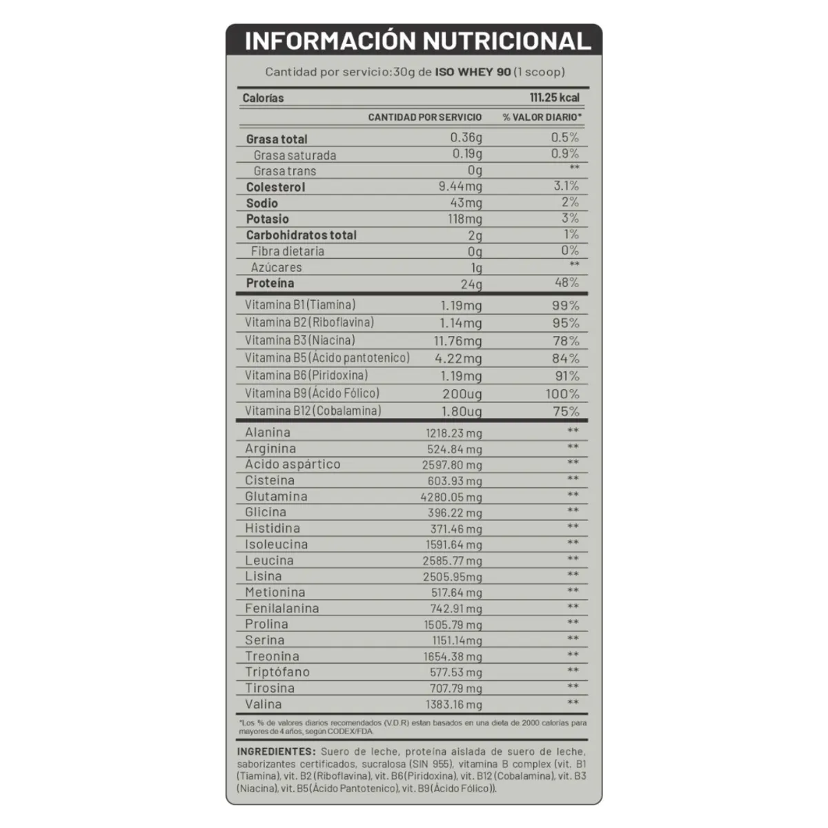 UNIVERSE NUTRITION - PROTEÍNA ISO WHEY 1KG VAINILLA + SHAKER