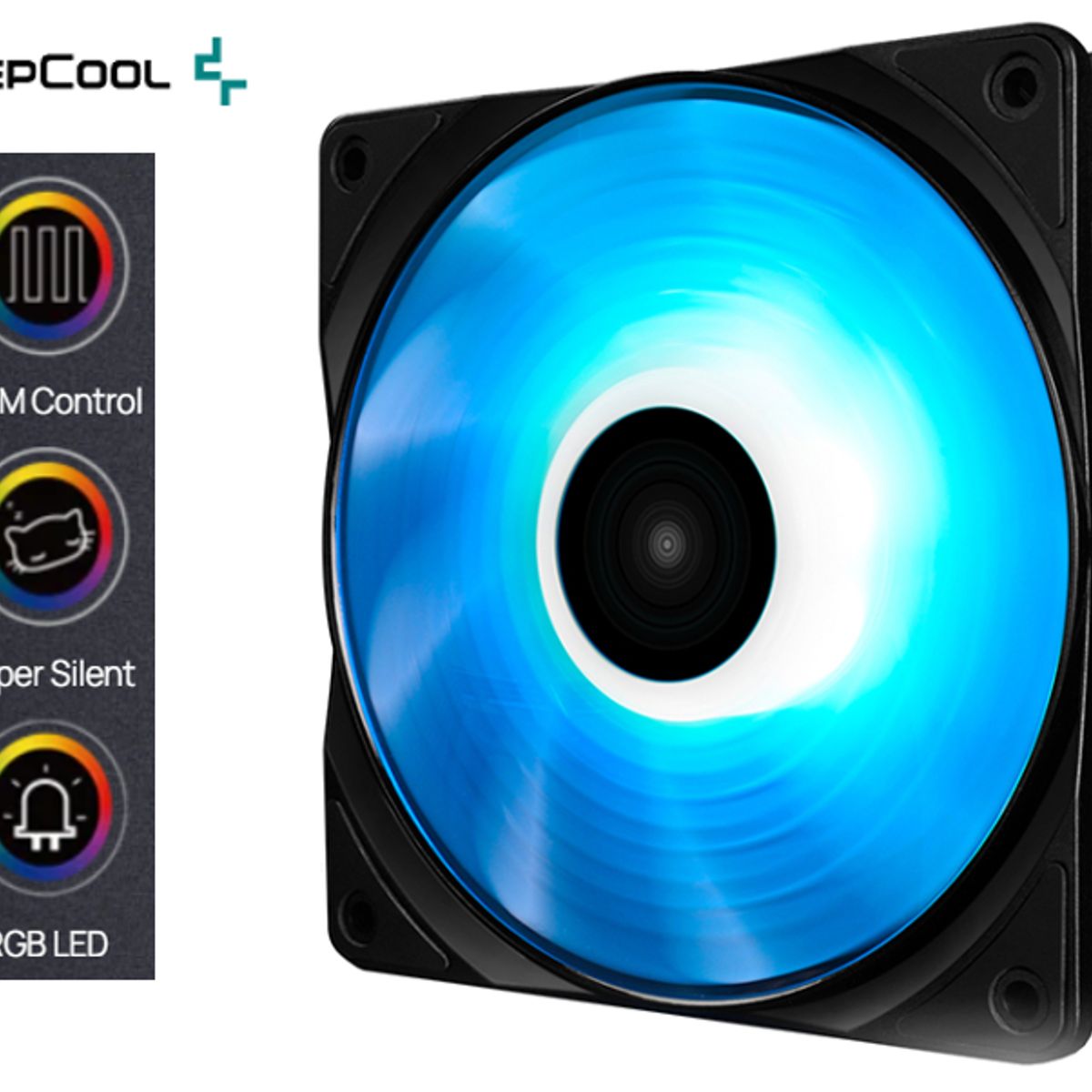 DEEPCOOL - Fans Cooler para Case RF120 12Cm DEEPCOOL