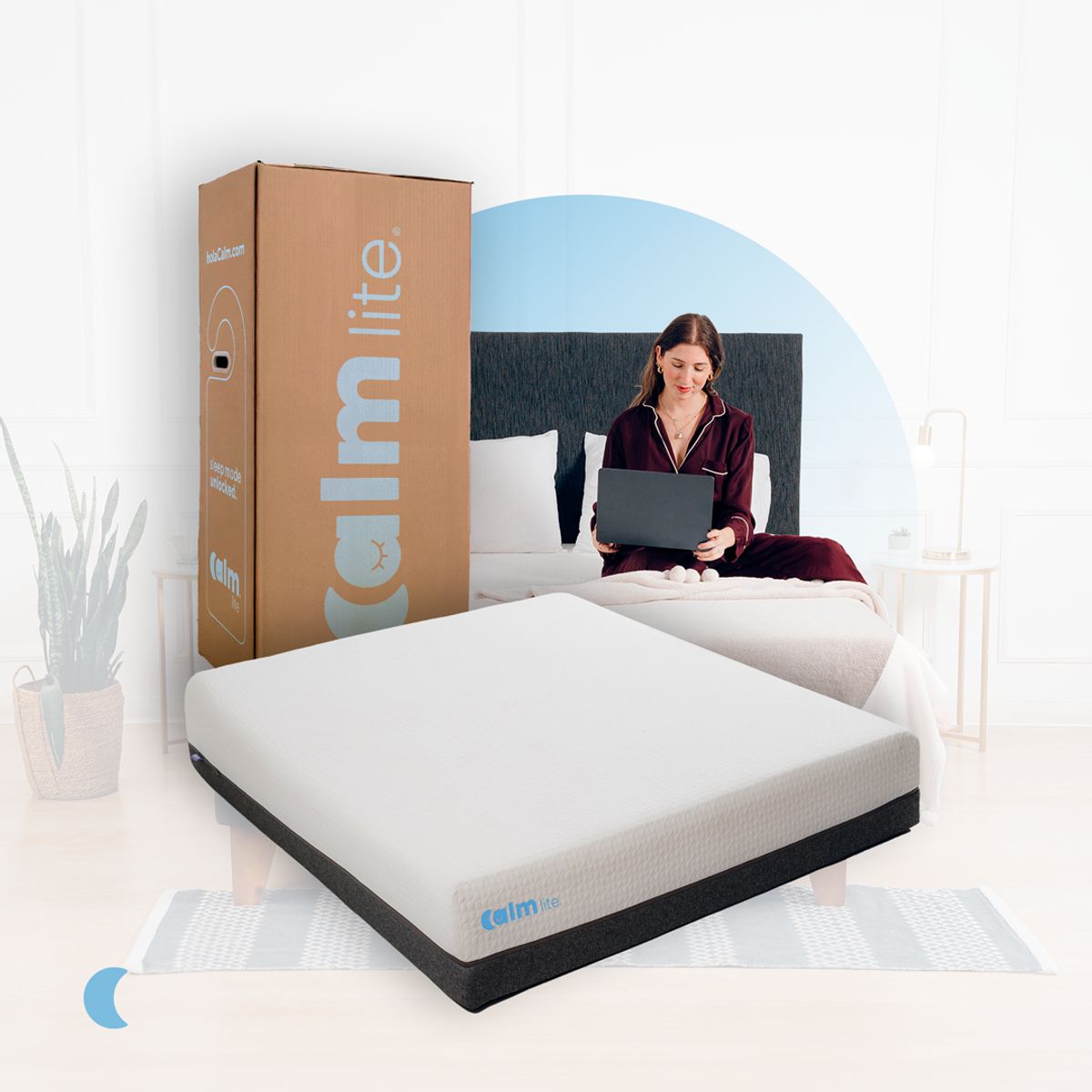 CALM - Colchón Calm Lite Memory Foam Queen