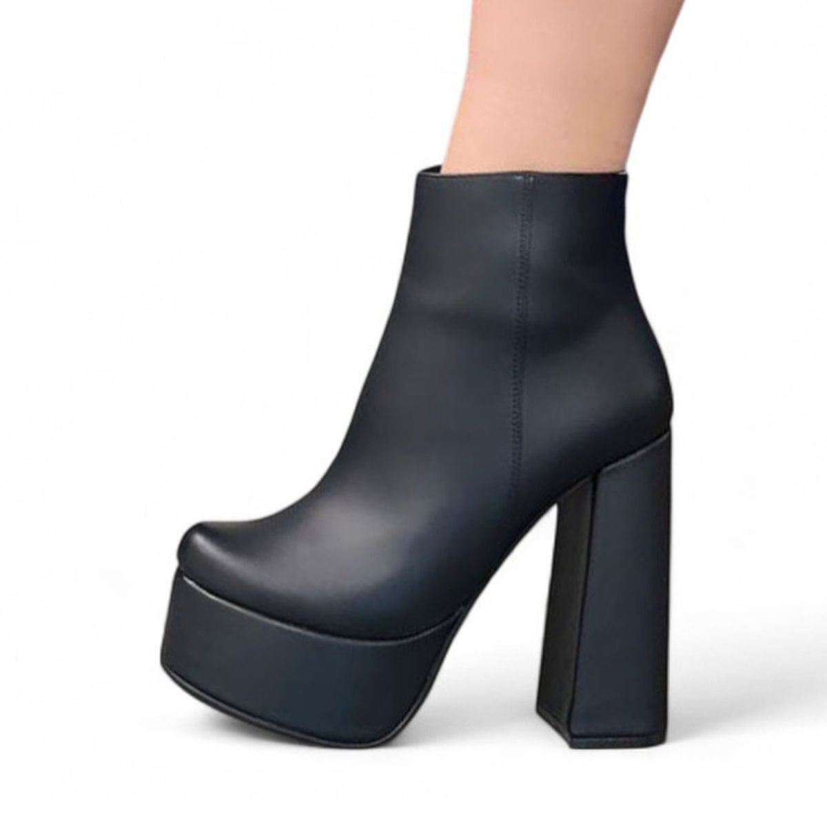 GENERICO - Botin Mujer Taco 15 Fiesta 1299 5C-75 Color Negro