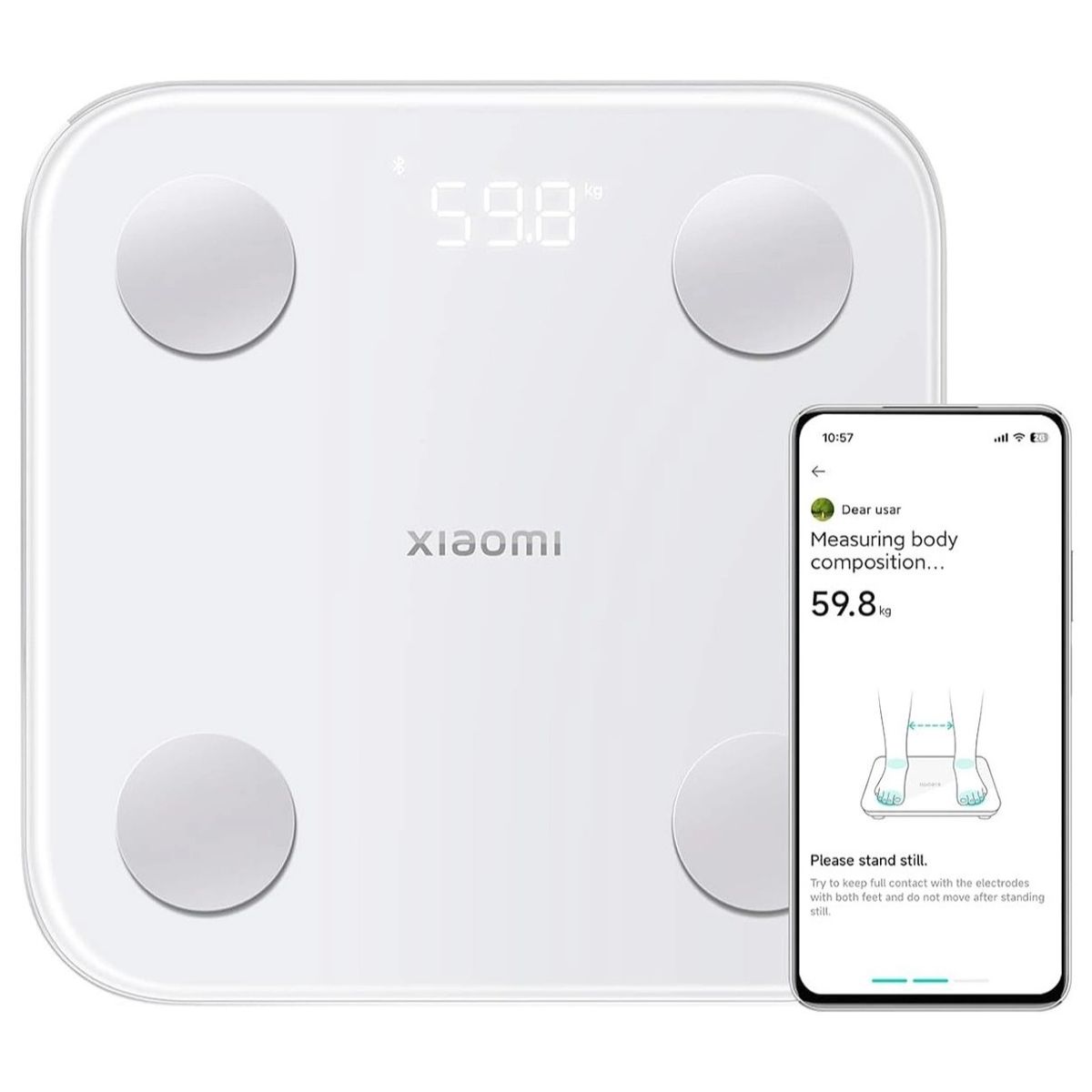 XIAOMI - Balanza Xiaomi Mi Body Composition Scale S400 Bluetooth - 50966