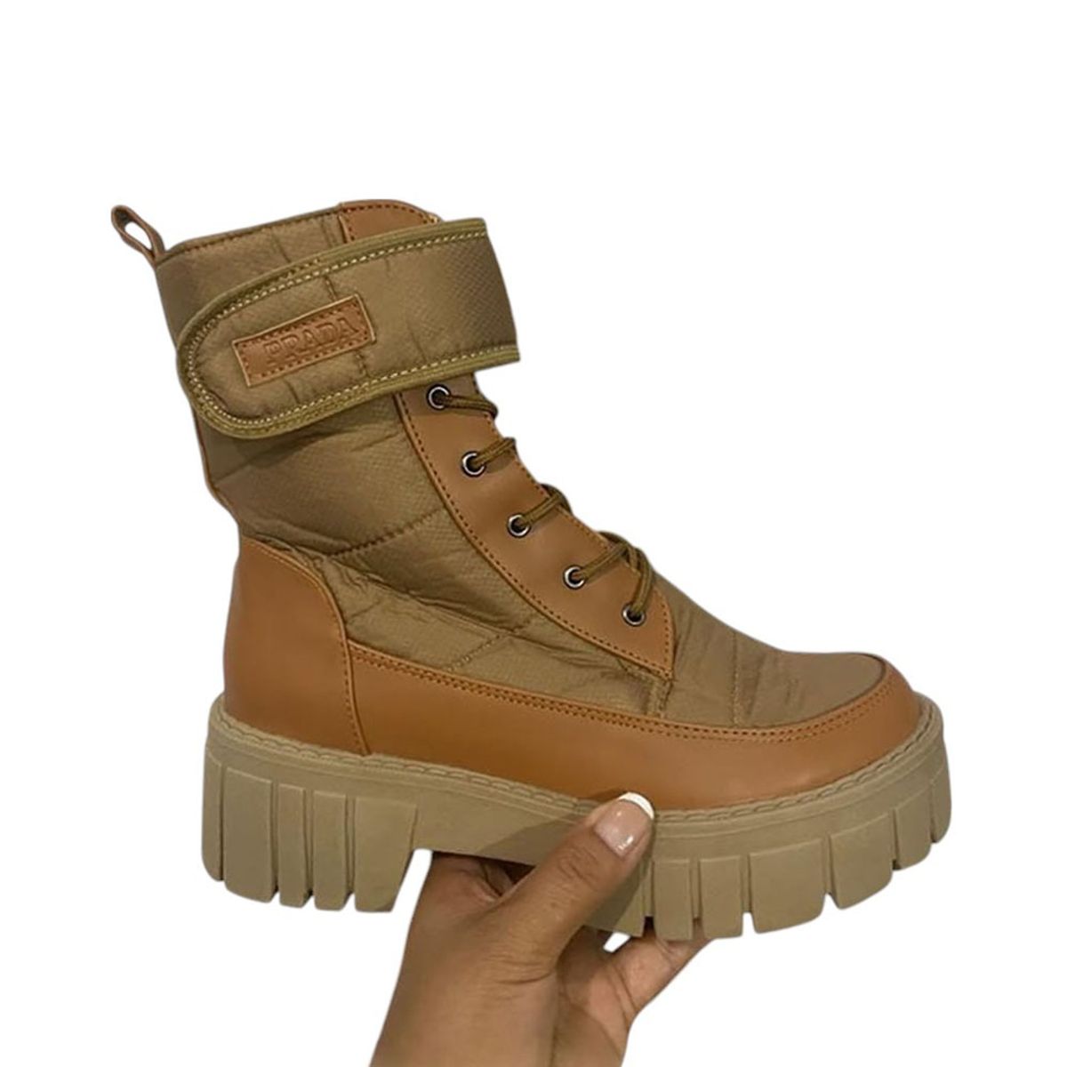 GENERICO - Botin Mujer Termico Acolchado 1299 5C-55 Color Camel