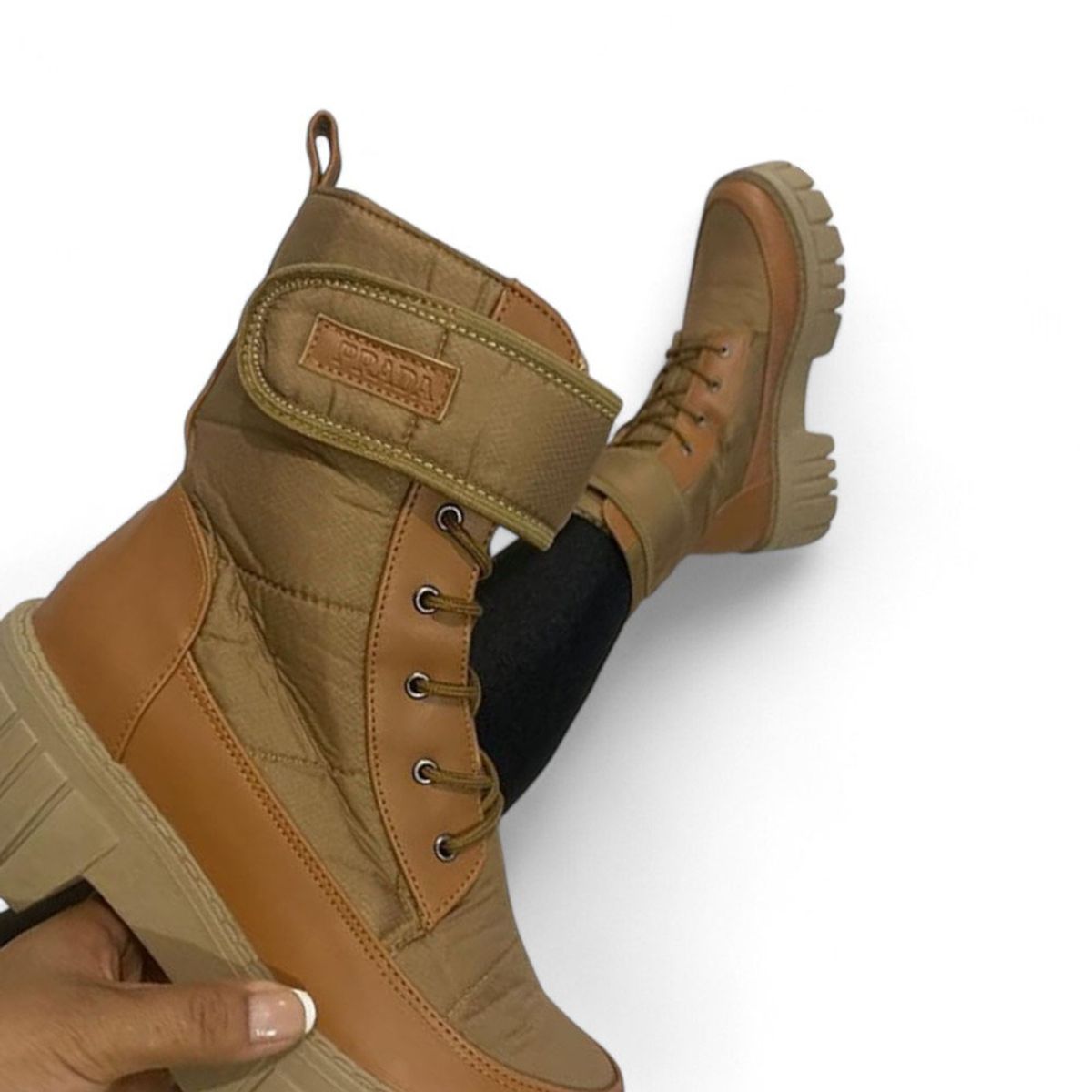 GENERICO - Botin Mujer Termico Acolchado 1299 5C-55 Color Camel