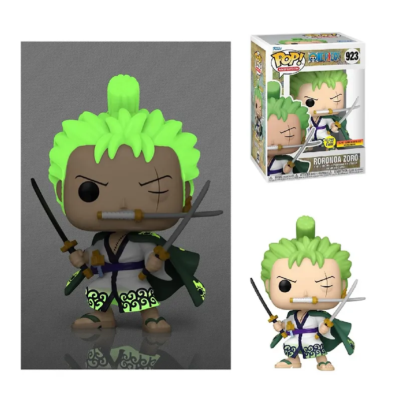 FUNKO - FUNKO POP RORONOA ZORO GLOW ONE PIECE 923 VOLCANO