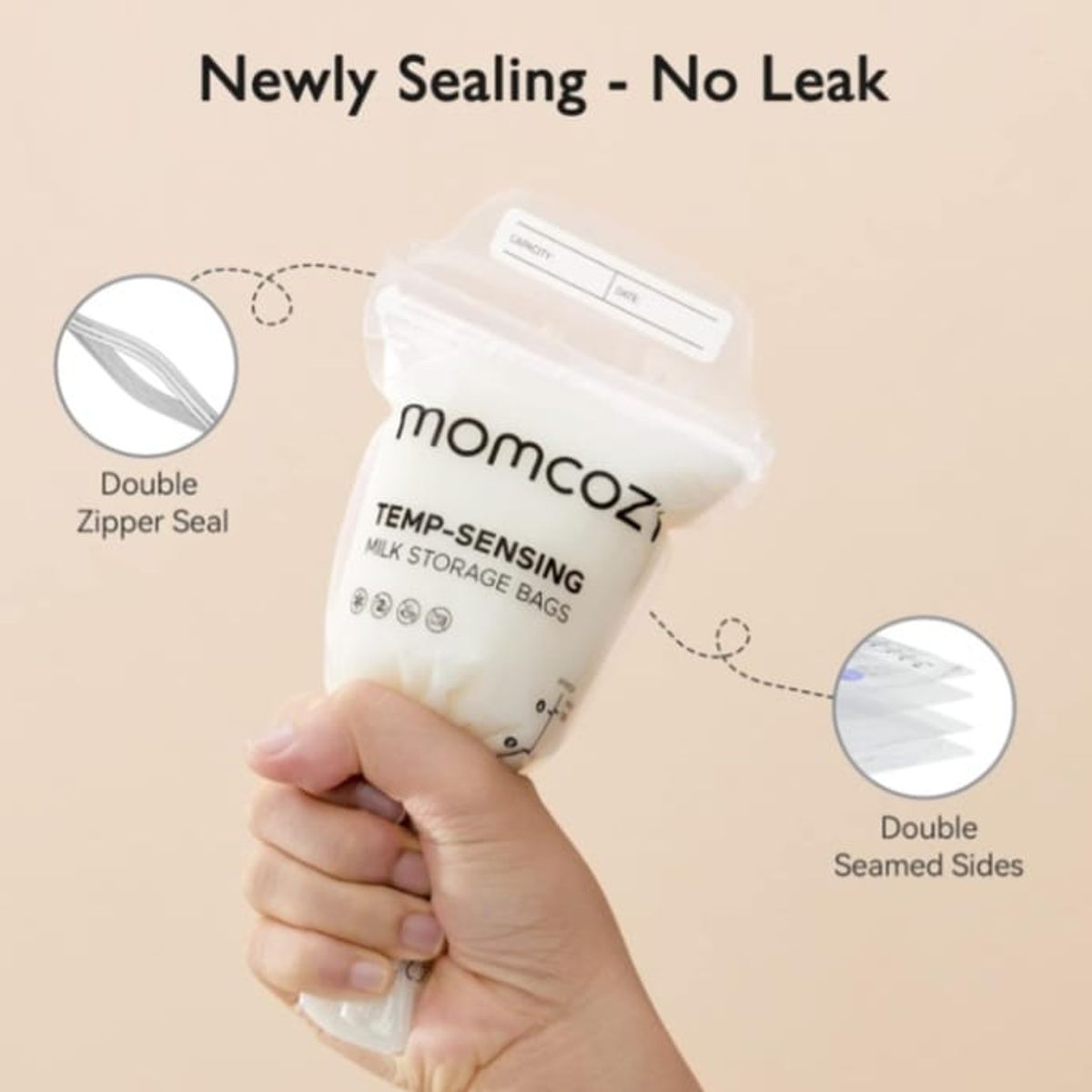 MOMCOZY - Bolsas de almacenamiento de leche materna