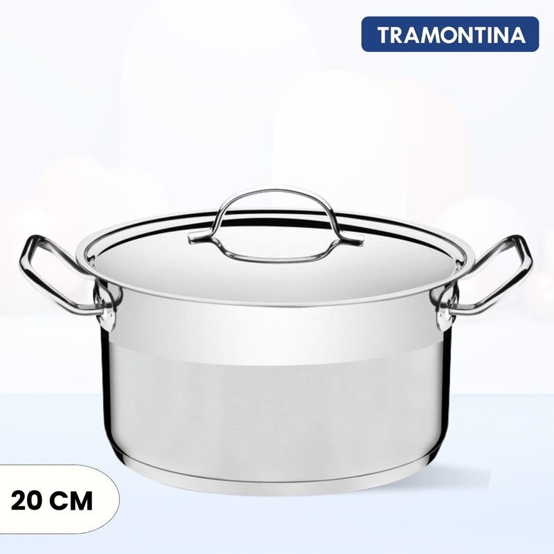 TRAMONTINA - Olla Profesional Baja Tramontina 20 Cm