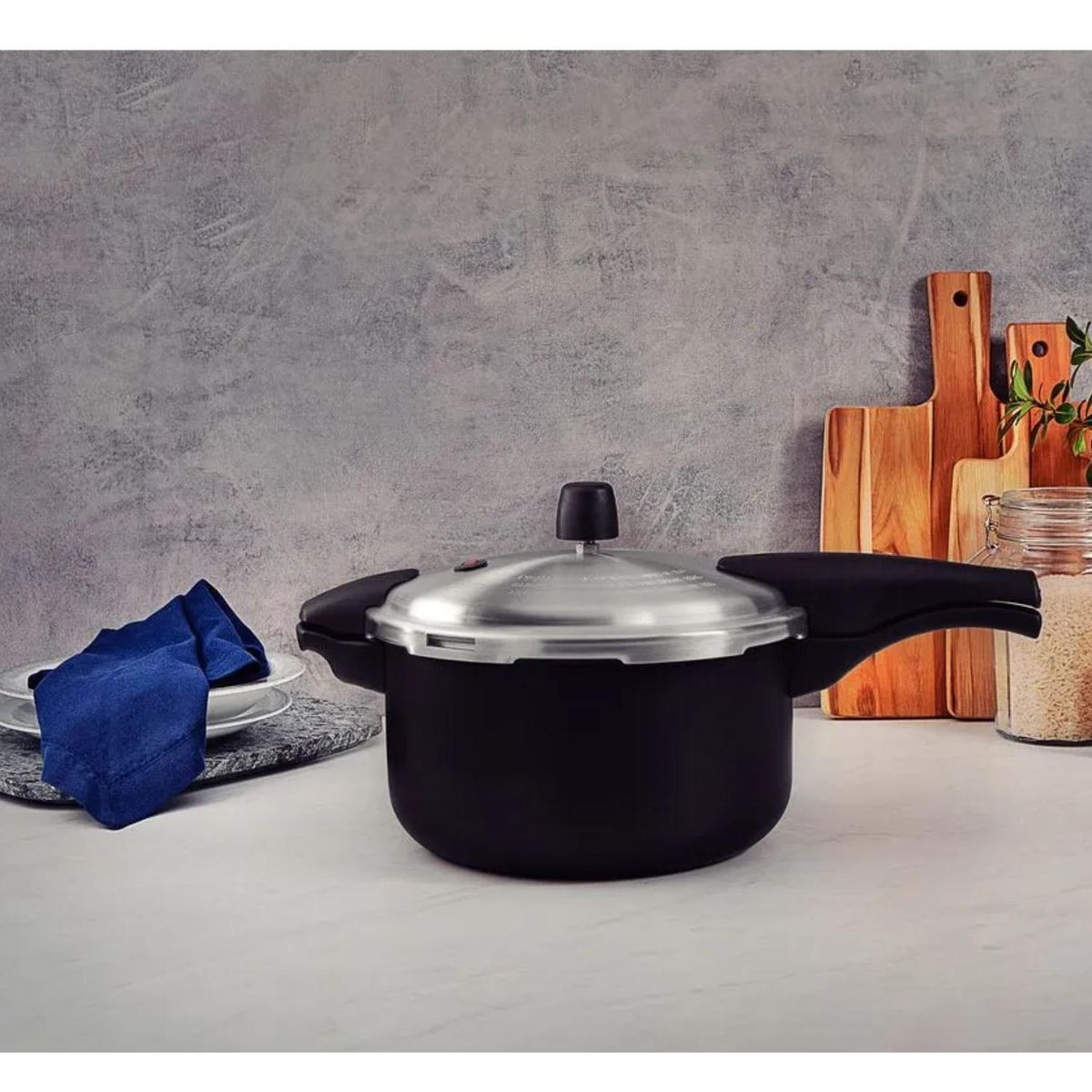 TRAMONTINA - Olla a Presión Vancouver Tramontina Negro 24 Cm