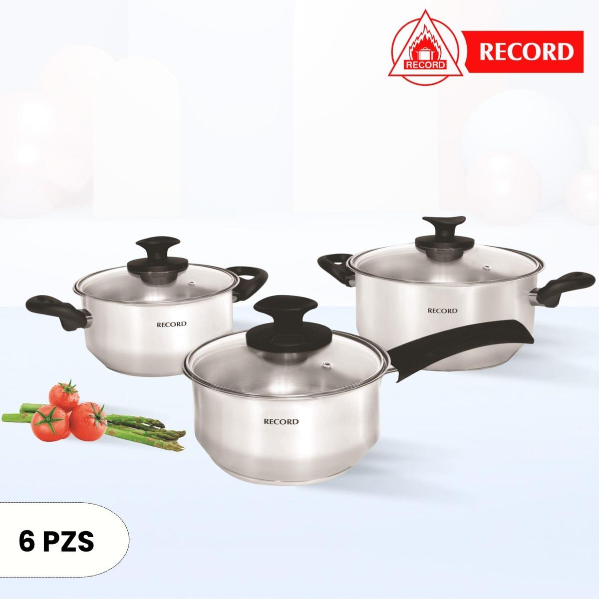 RECORD - Juego de Olla Encanto 6 Piezas Record