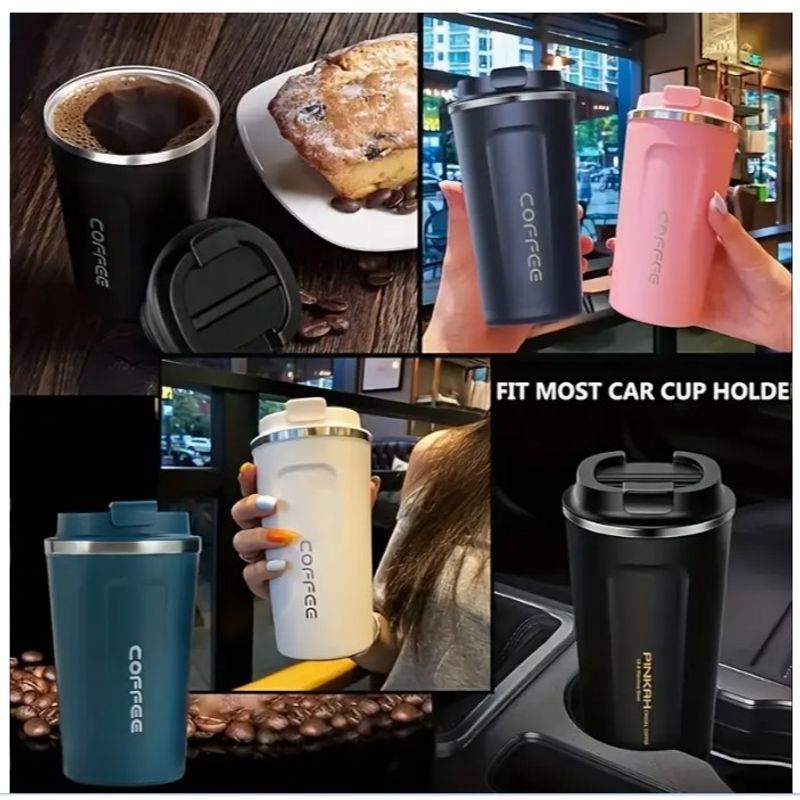 GENERICO - VASO DE CAFE CON PANTALLA DIGITAL - COLOR ALEATORIO