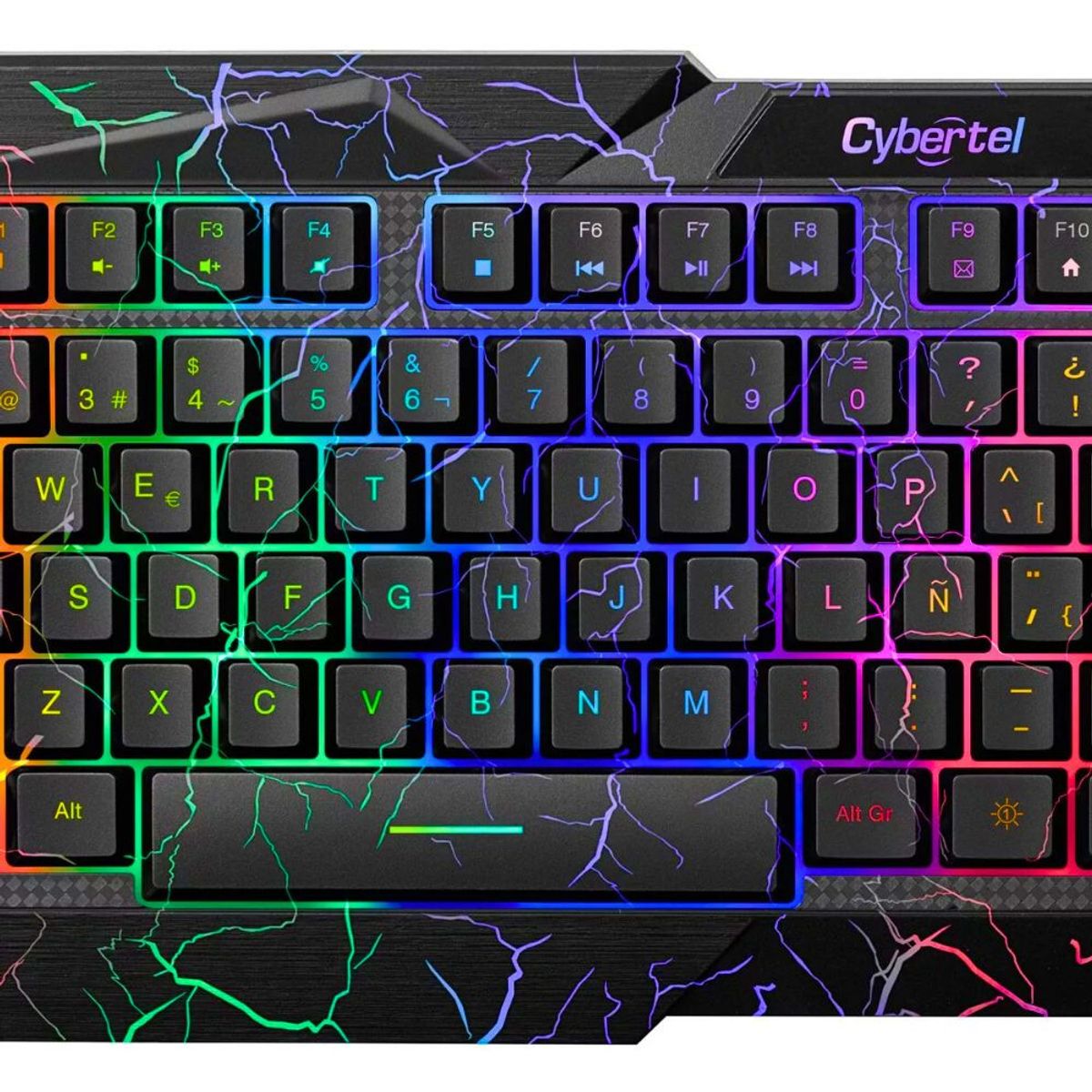 ENKORE - Kit Gamer 4 En 1 : Teclado Cybertel Twister+ Audifono + Mouse + Pad