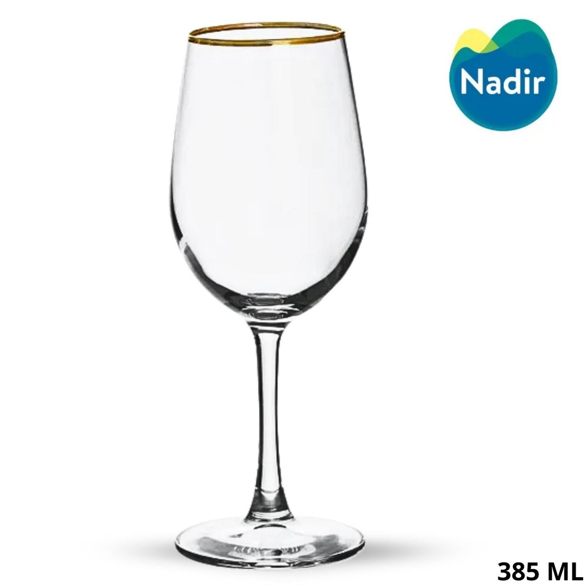 NADIR - Copa Barone Vino 13 Oz Filo Oro- Nadir