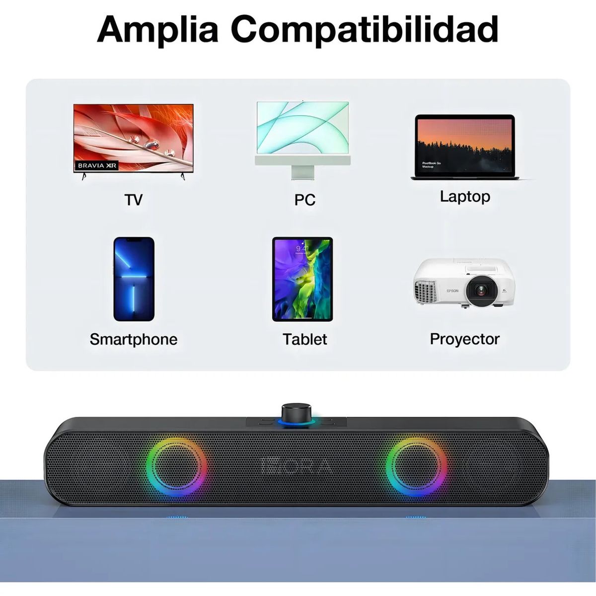 JET - Bocina Bluetooth Speaker 1hora parlante Computadora Para Pc