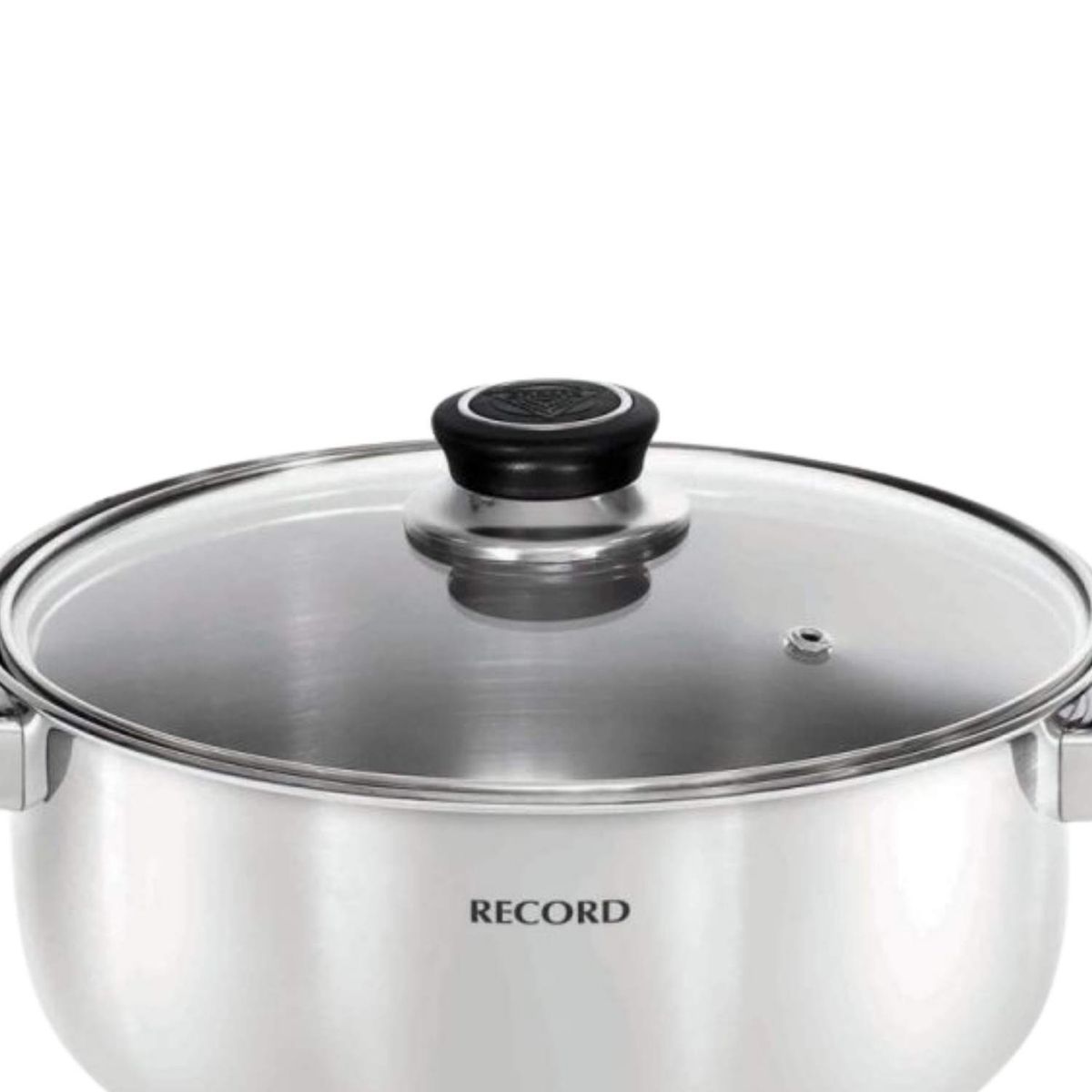RECORD - Olla de Acero Inox Milenium Record N° 18 - Tapa de Vidrio
