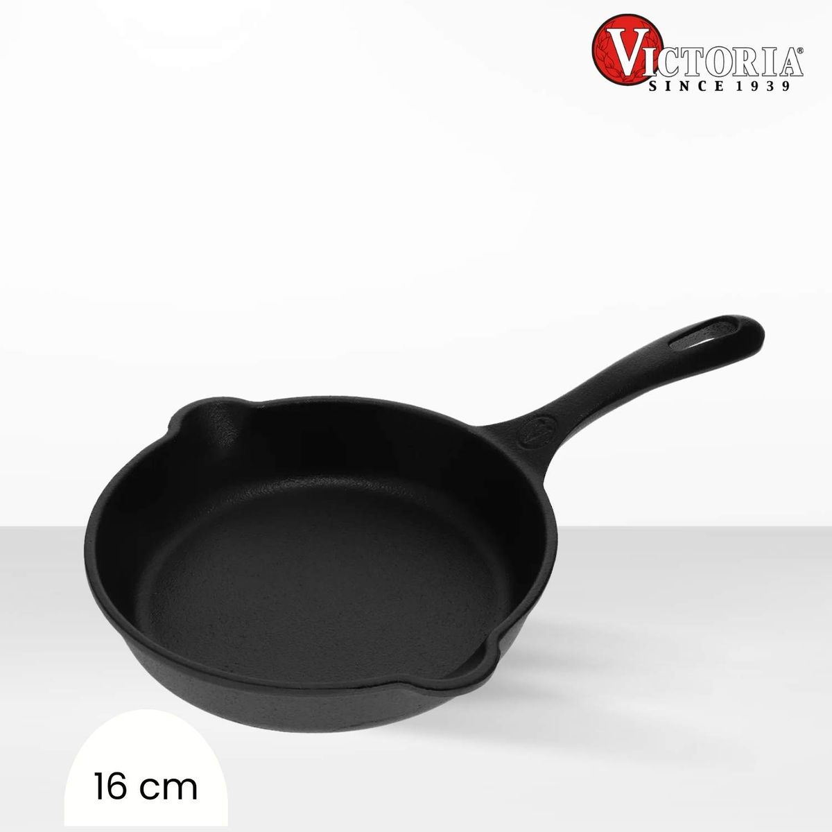 VICTORIA - Sartén de Hierro Fundido Precurada victoria 16 Cm