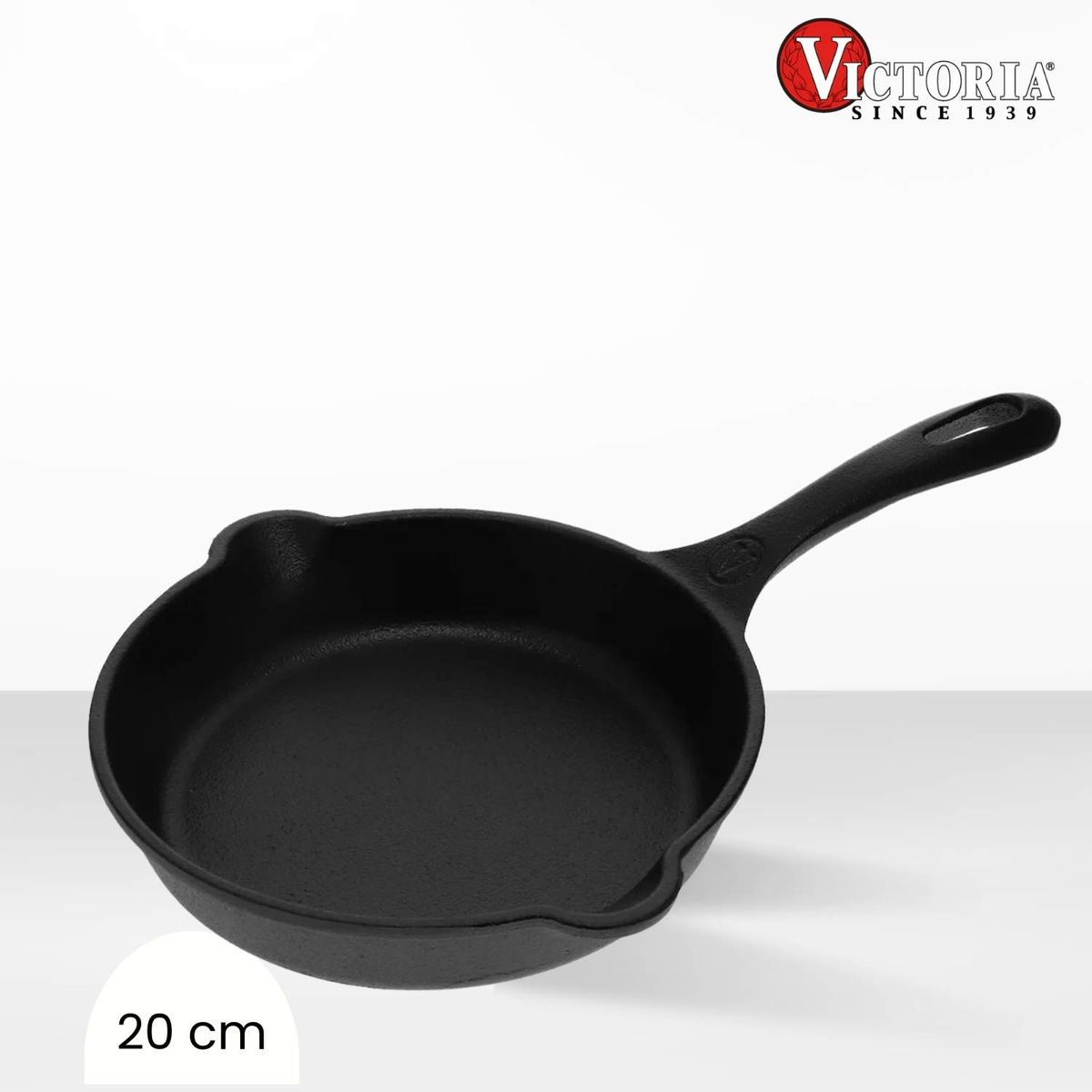 VICTORIA - Sartén de Hierro Fundido Precurada victoria 20 Cm