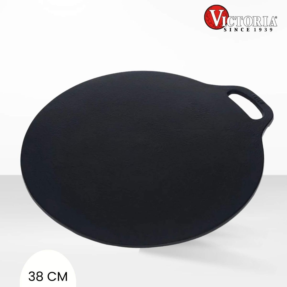 VICTORIA - Plancha de hierro fundido Tawa Esmaltada Victoria 38 Cm