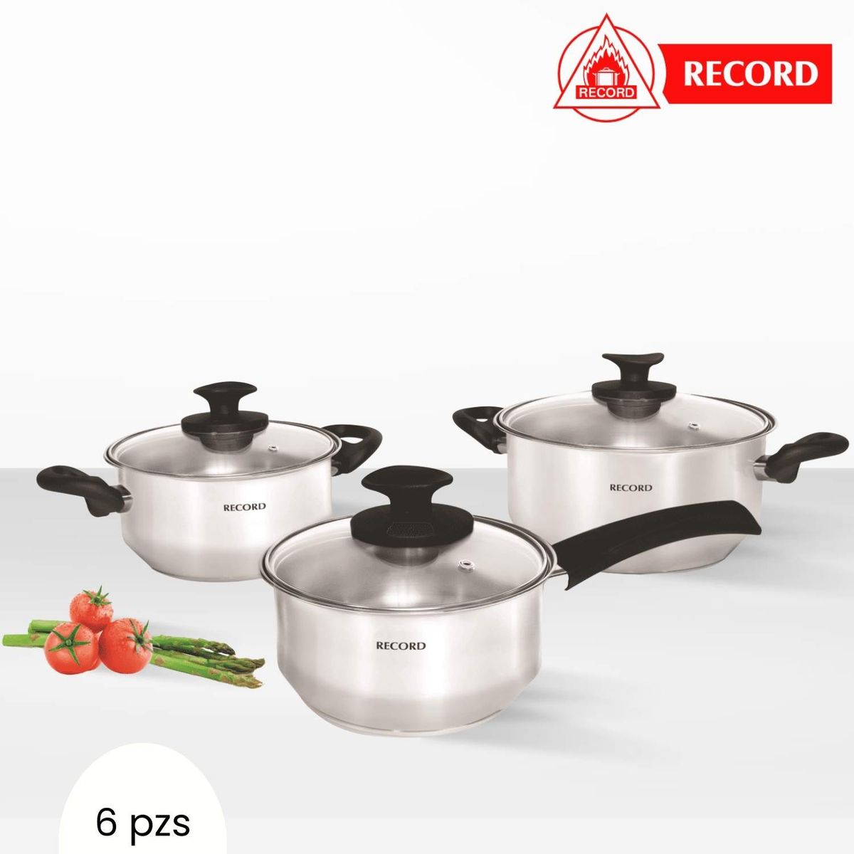 RECORD - Juego de Olla Encanto 6 Piezas Record