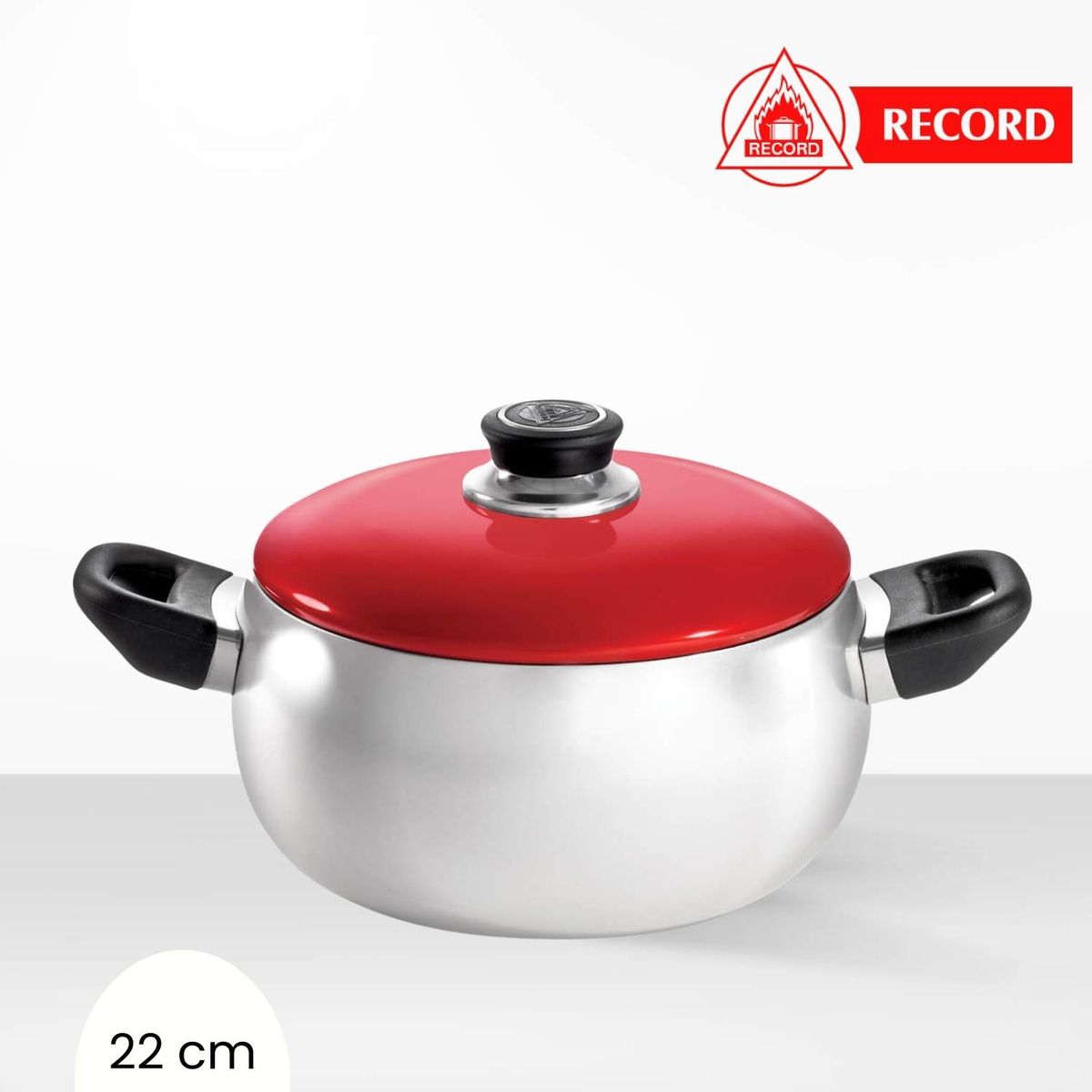 RECORD - Olla de aluminio Bombeada Record 22 cm