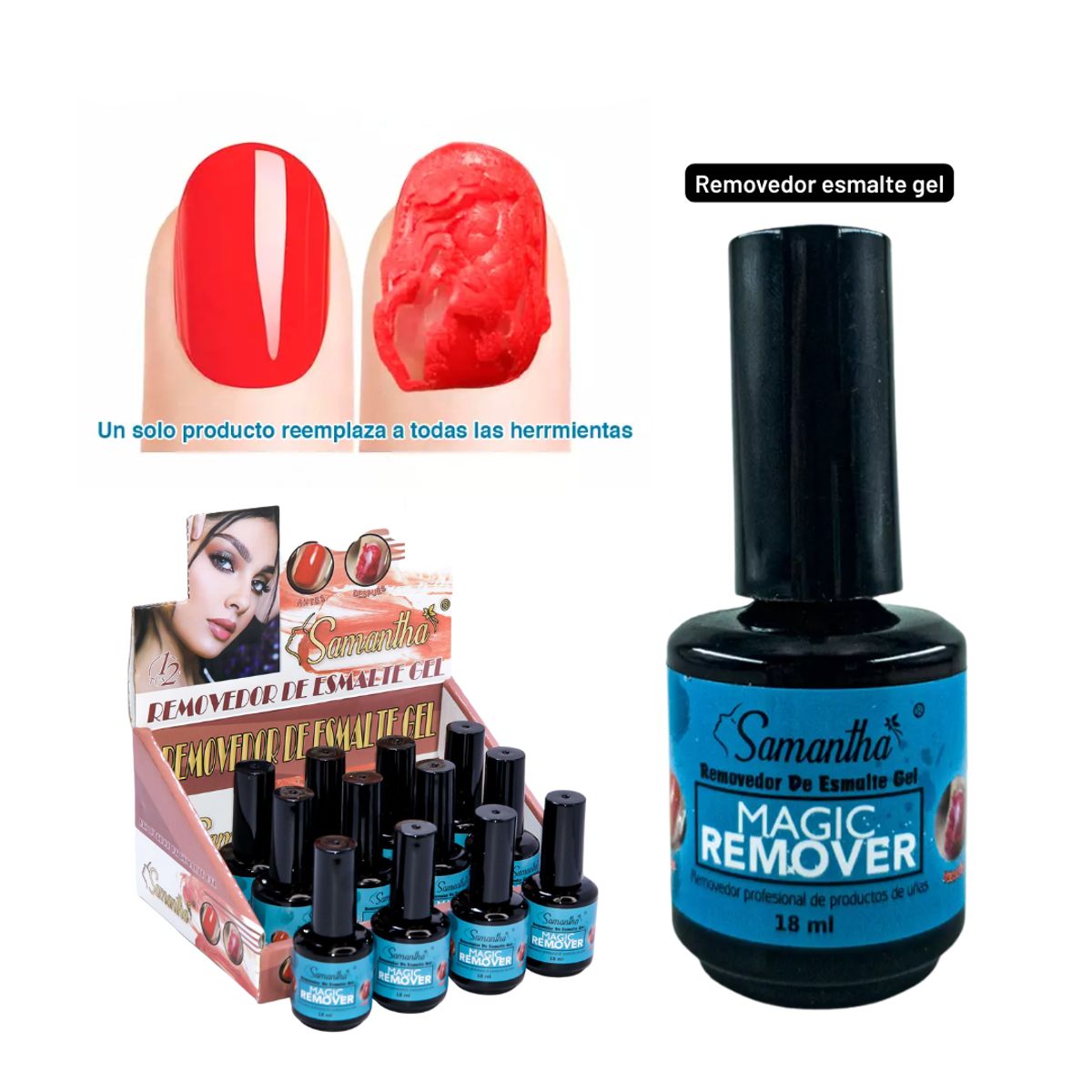 GENERICO - Removedor de Esmalte En Gel