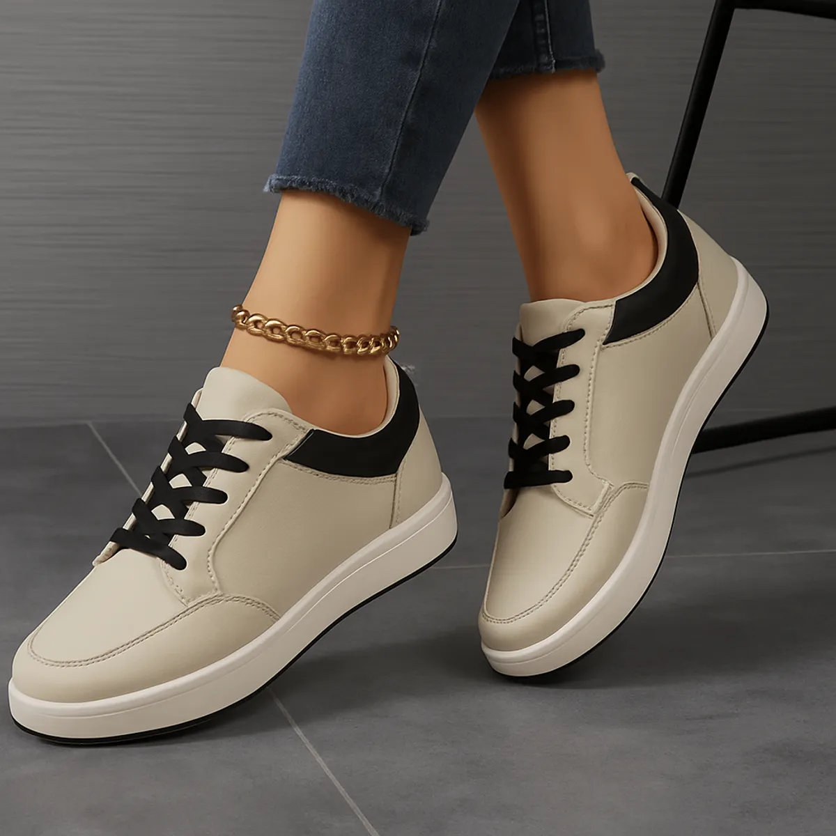 GENERICO - Zapatillas Mujer Misshus Nat Hueso