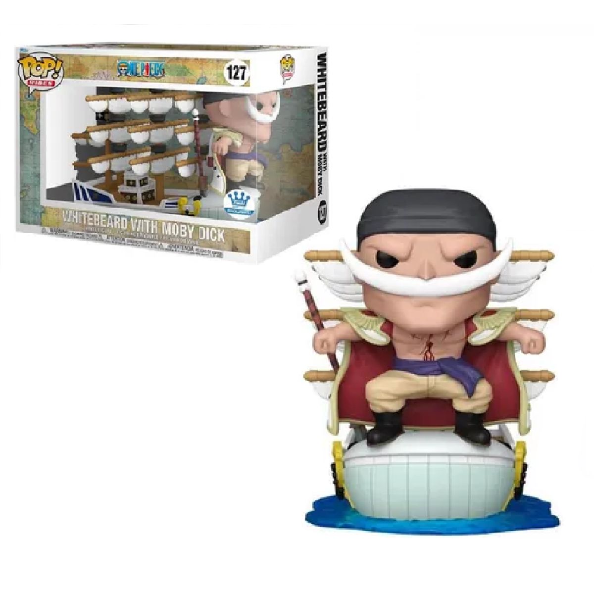 FUNKO - FUNKO POP RIDES WHITEBEARD WITH MOBY DICK 127 ONE PIECE