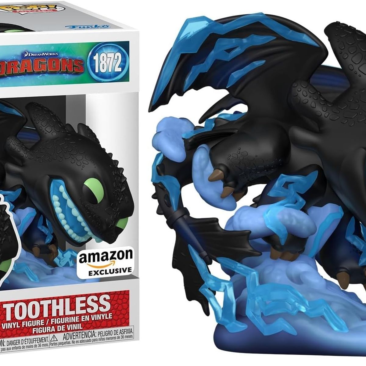 FUNKO - FUNKO POP TOOTHLESS/CHIMUELO (LIGHTNING) 1872 AMAZON