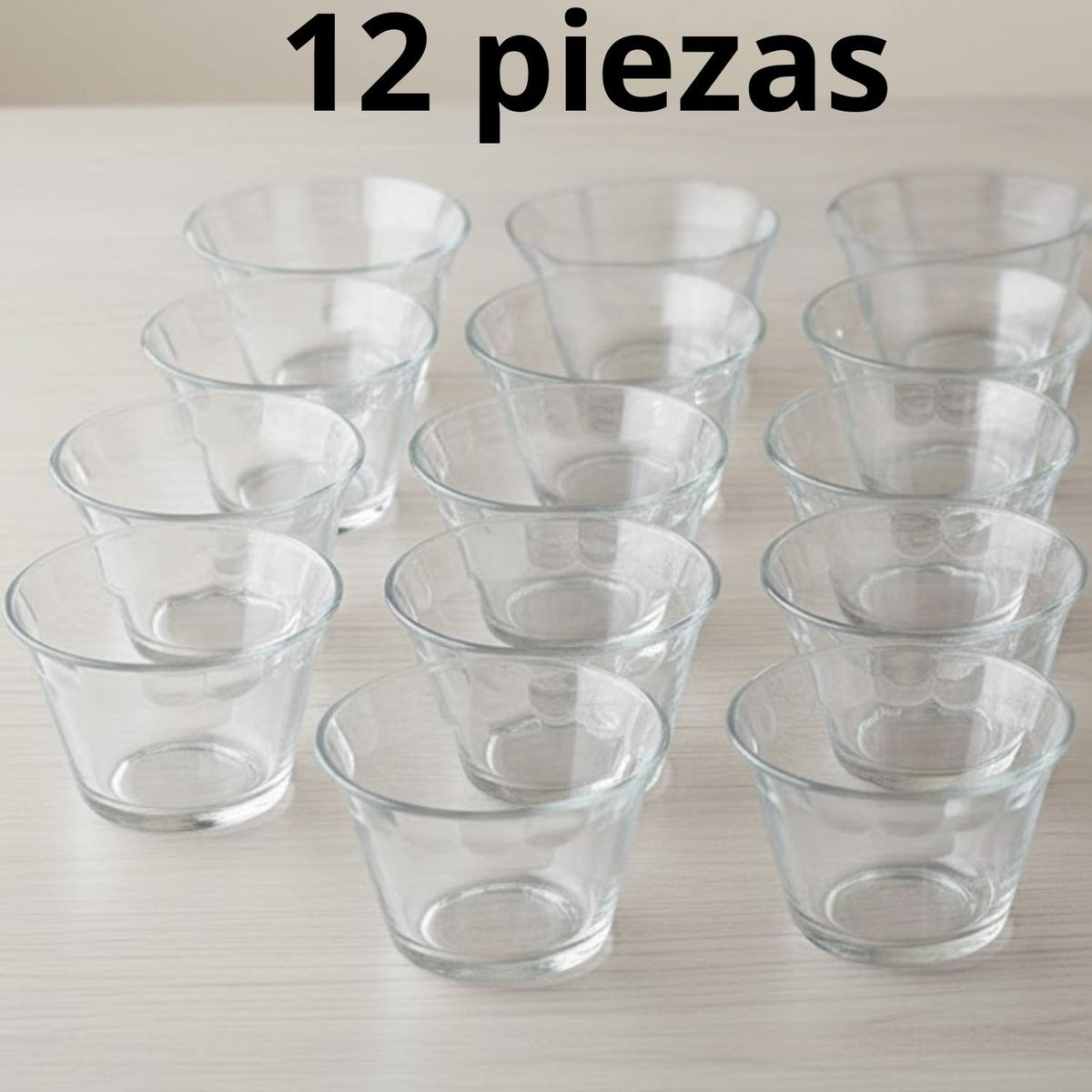 PYR O REY - SET de 12 piezas  Gelatinero Refractario - Crisa