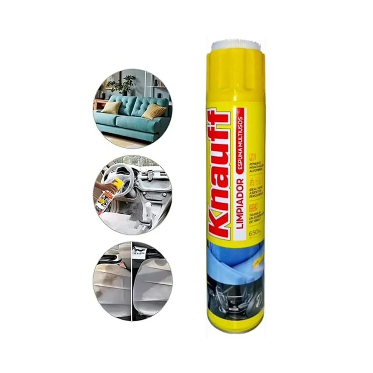 GENERICO - Limpiador Multiusos Para Interior De Automóvil 650ML