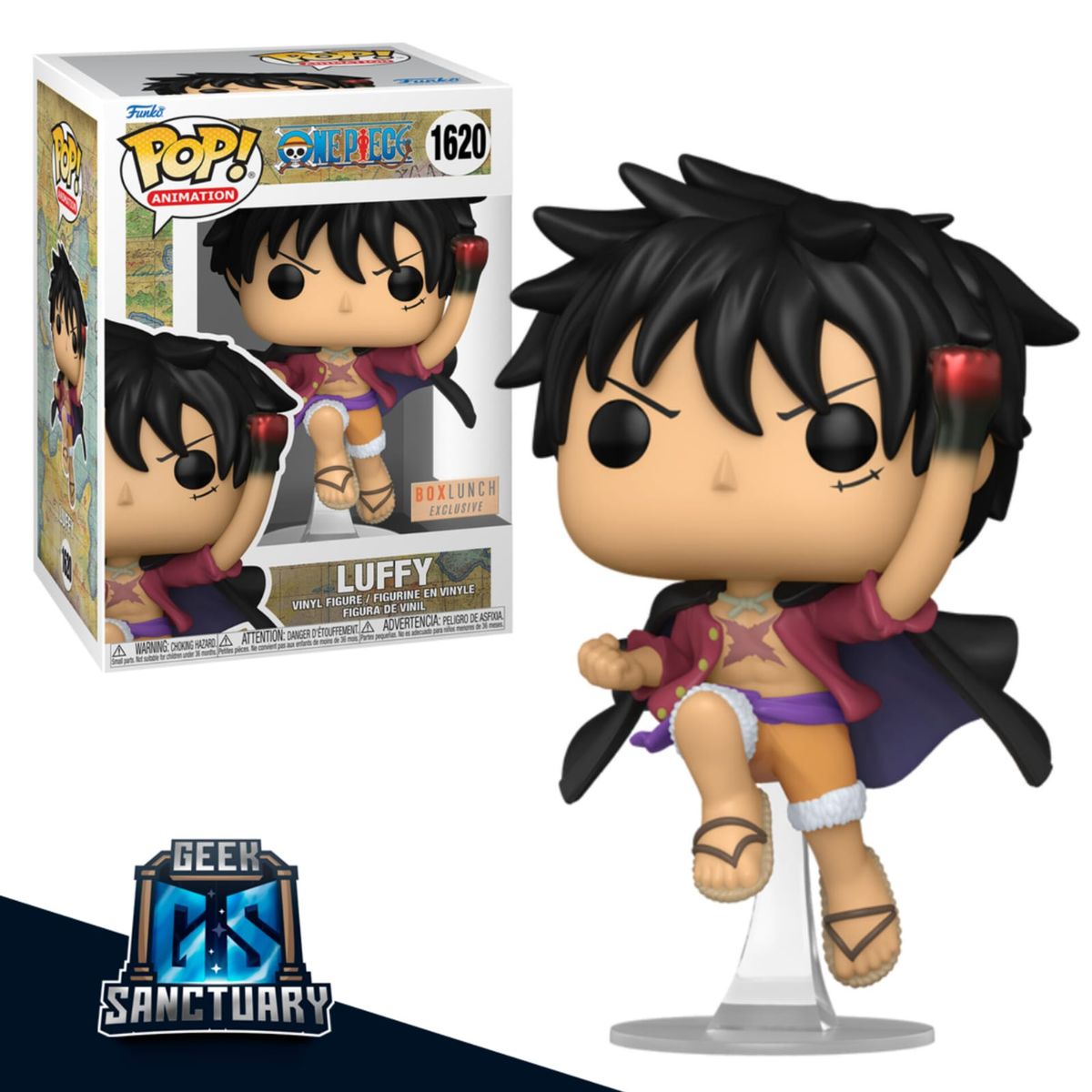 FUNKO - FUNKO POP LUFFY UPPERCUT 1620 ONE PIECE BOXLUNCH