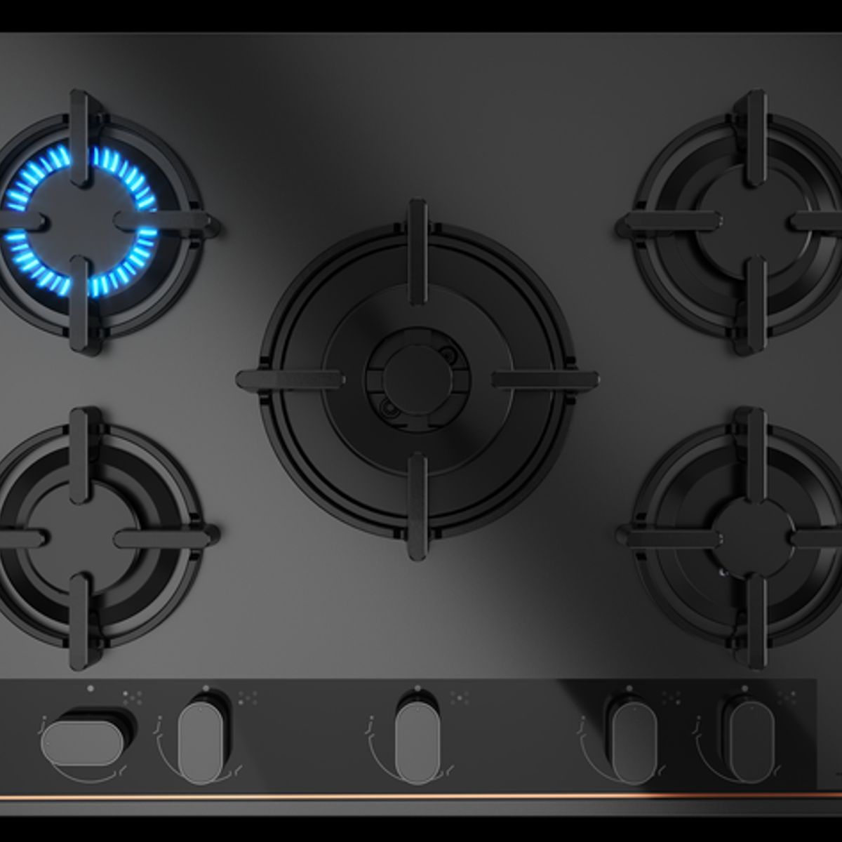 TEKA - ENCIMERA MATT BLACK GBC 75-G1