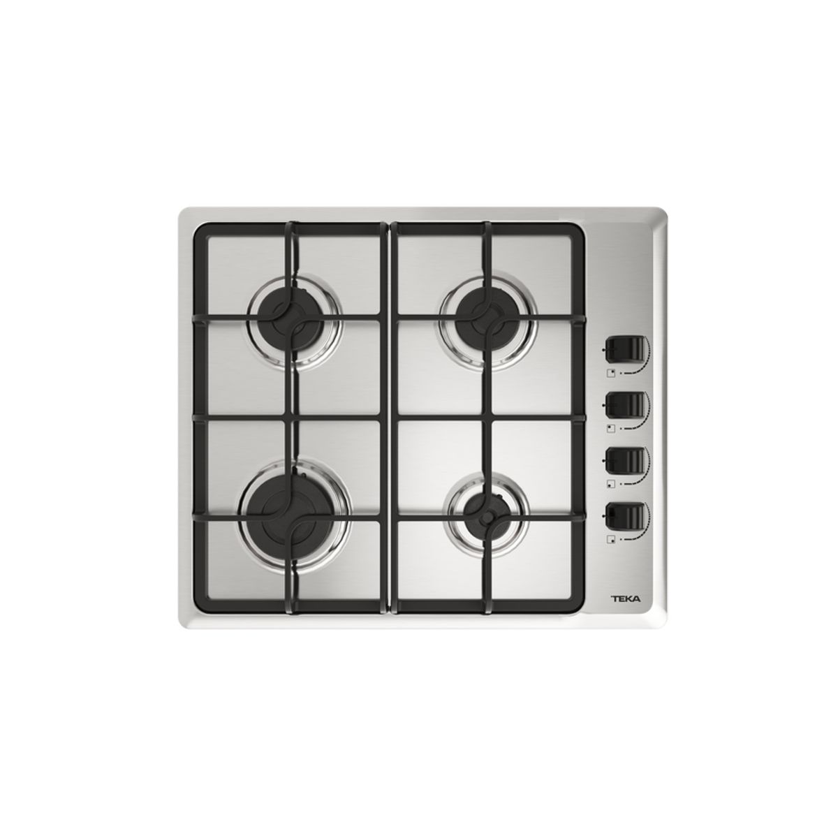 TEKA - Cocina Empotrable a Gas 4 Hornillas 58cm HLX 640 KBA1C IX