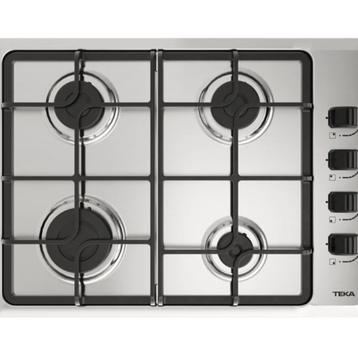 TEKA - Cocina Empotrable a Gas 4 Hornillas 60cm HLX 540 KBB0C IX