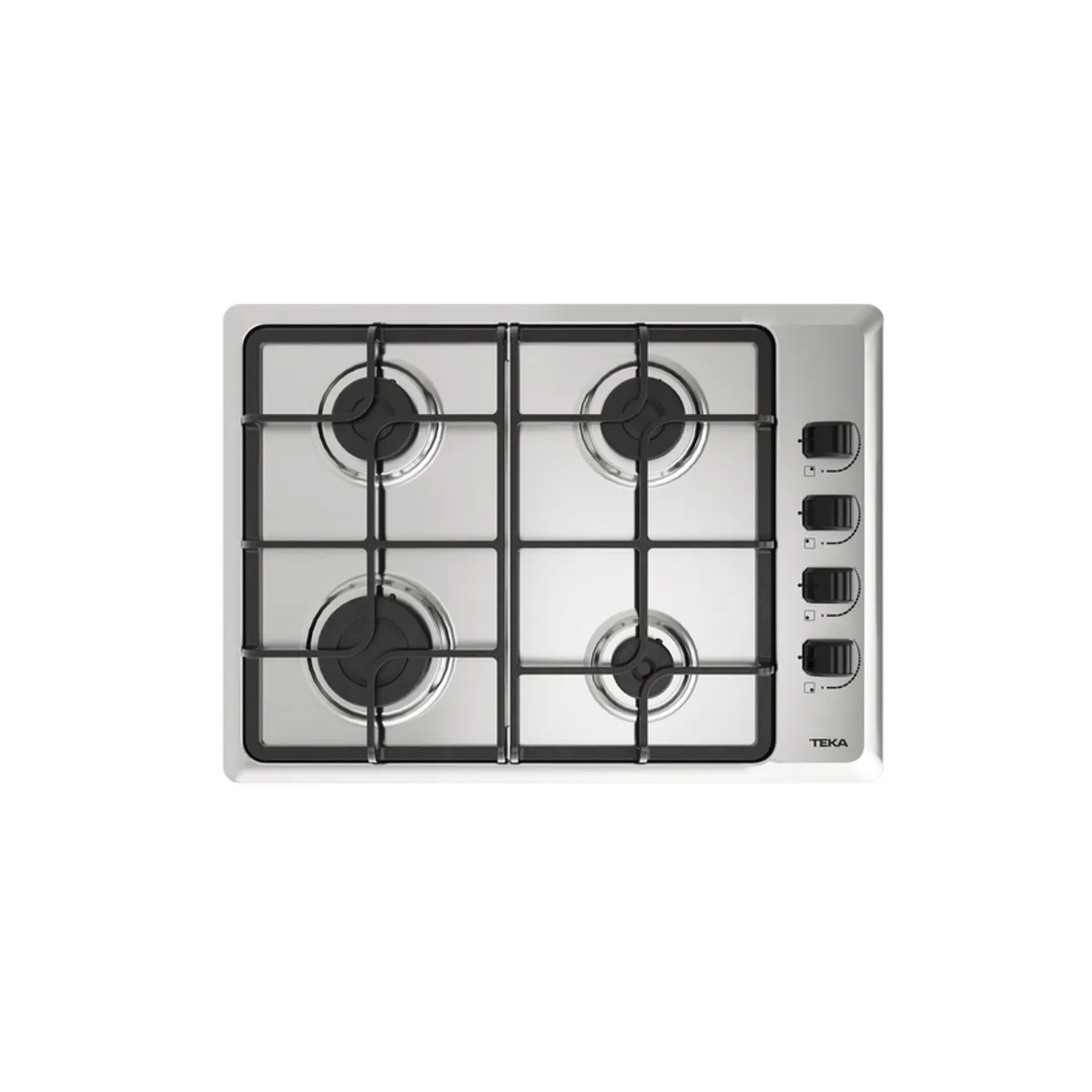 TEKA - Cocina Empotrable a Gas 4 Hornillas 60cm HLX 540 KBB0C IX