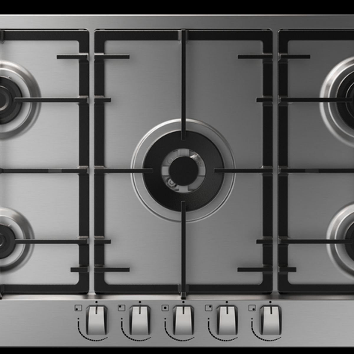 TEKA - Cocina Empotrable a Gas 5 Hornillas 86cm GSC 95330 SBA IX