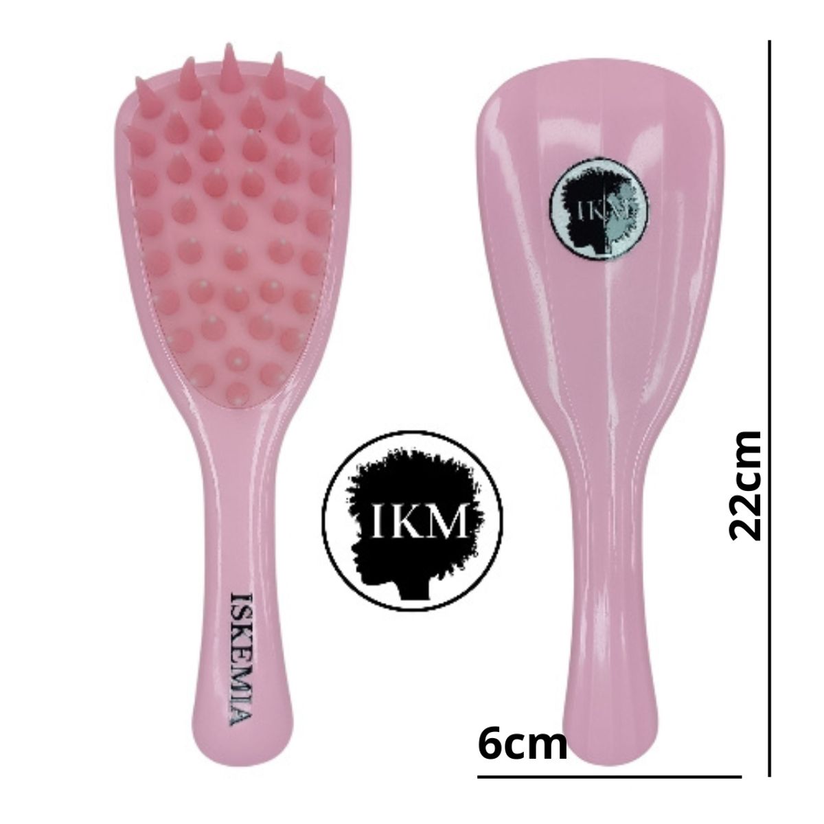 GENERICO - Peine Cepillo Masajeador Capilar para limpieza de cabello en ROSA