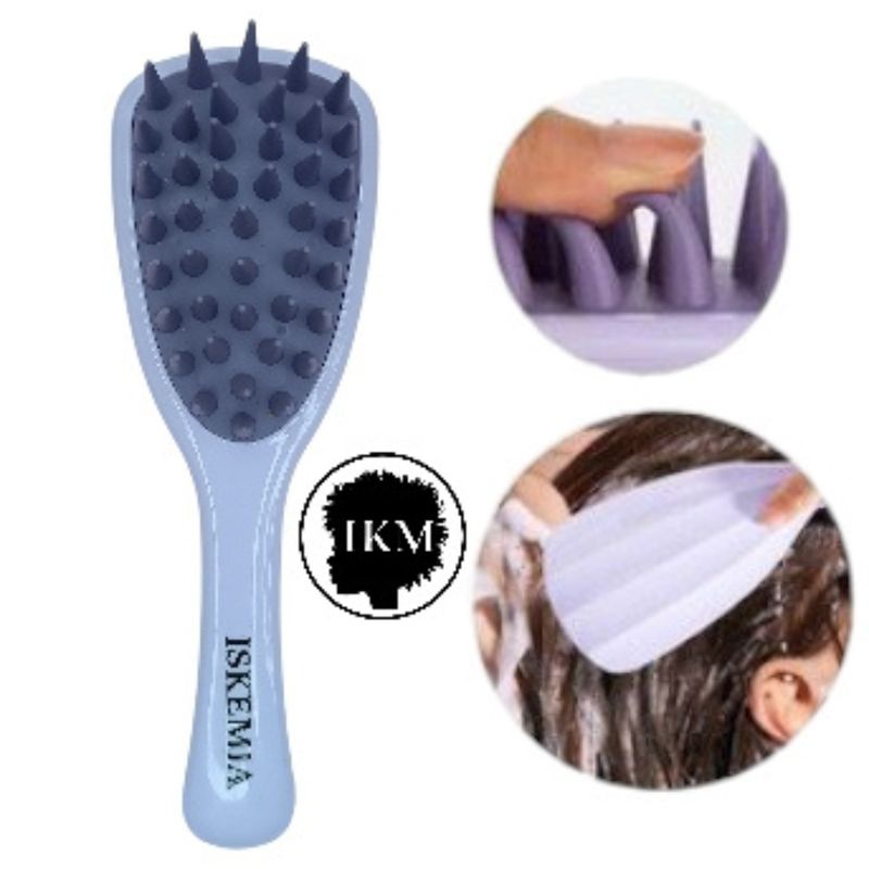 GENERICO - Peine Cepillo Masajeador Capilar para limpieza de cabello en Lila
