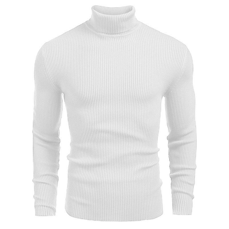 BAALATHKKO5 - Jersey de cuello alto para hombre - BLANCO L