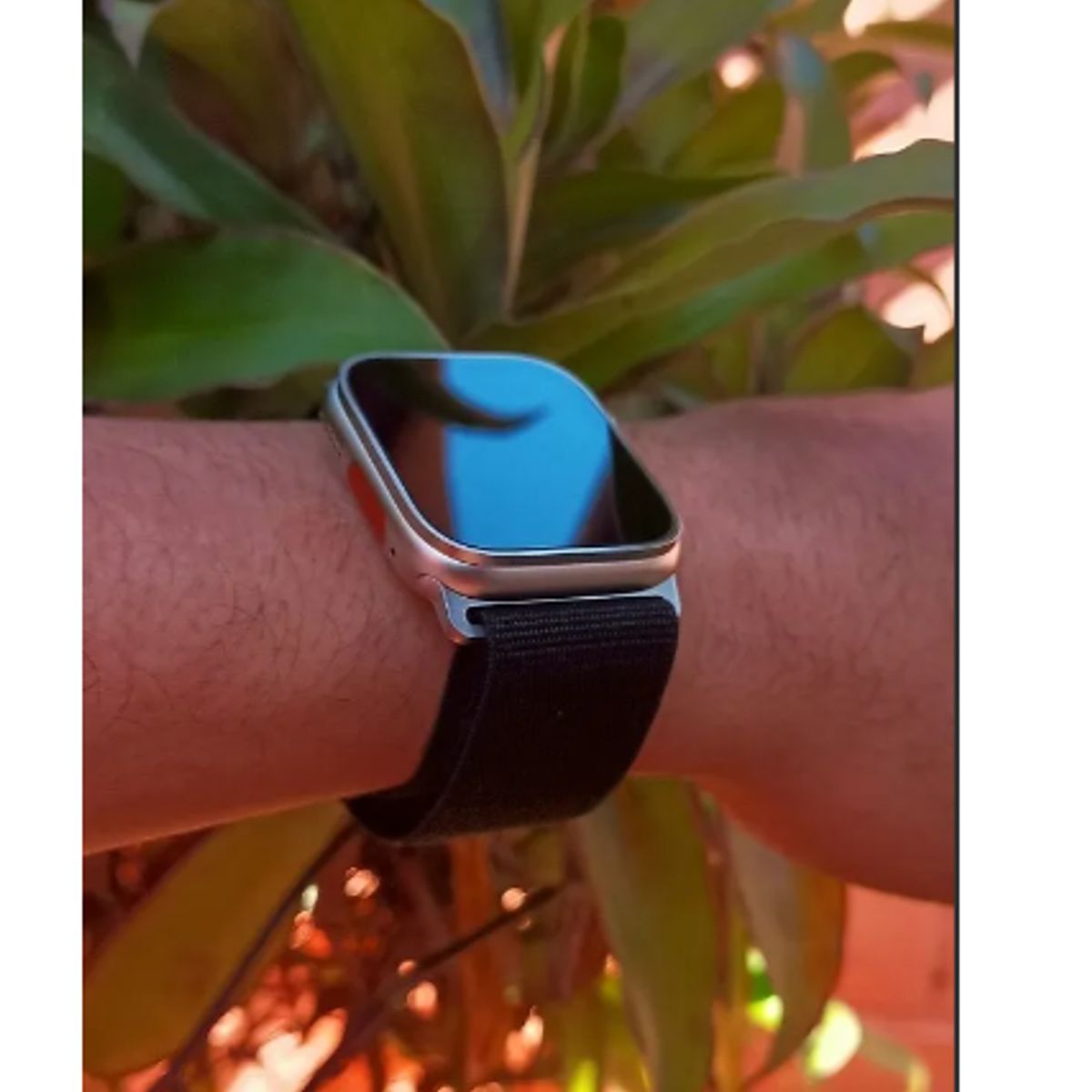 GENERICO - Correa Nylon con Hebilla para Apple Watch 46mm - NEGRO