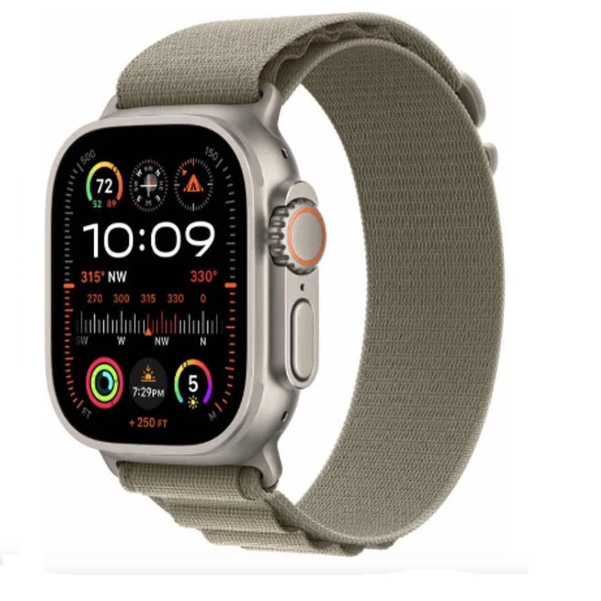 GENERICO - Correa Nylon con Hebilla para Apple Watch 45mm - GRIS